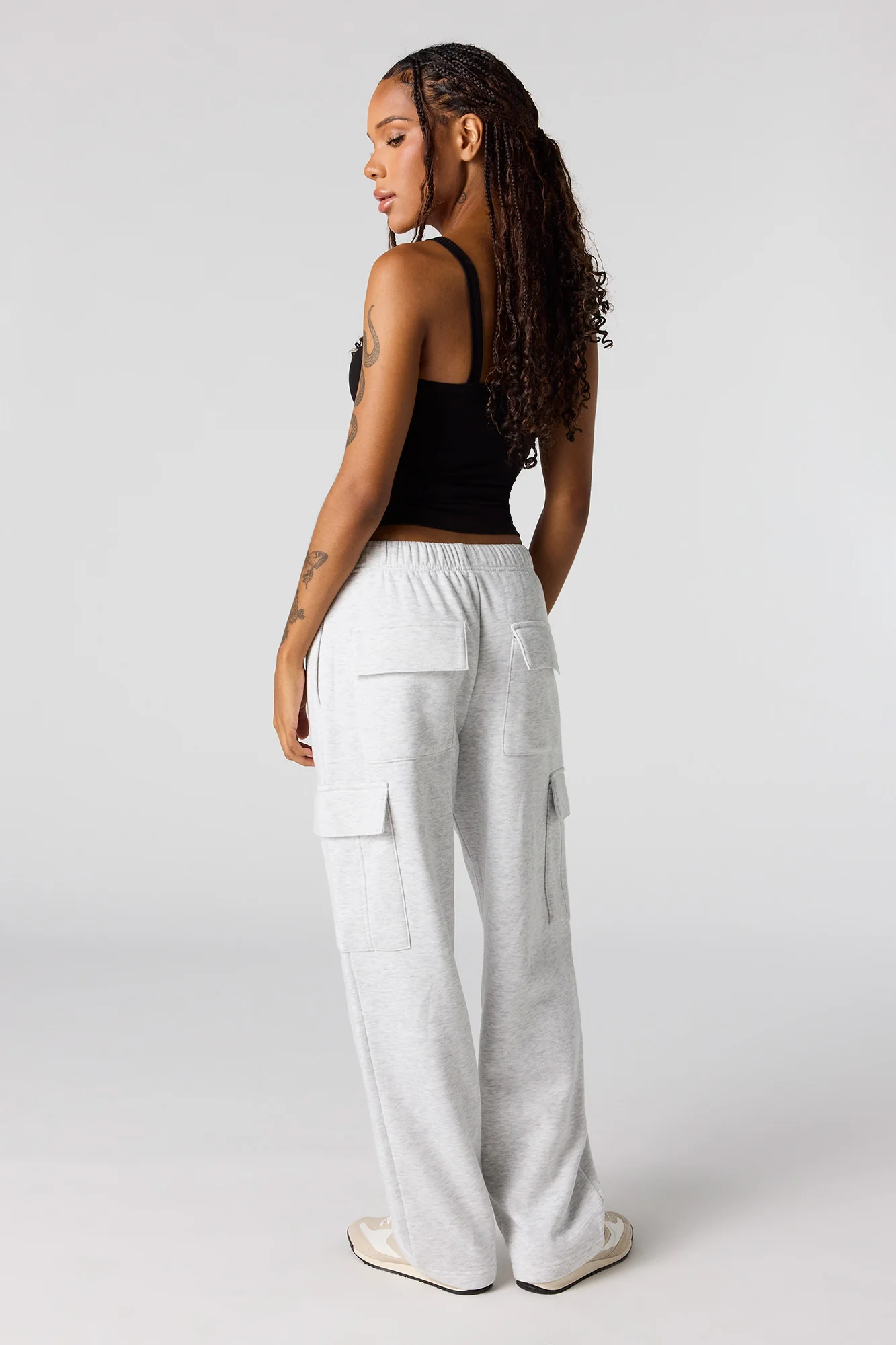 Wide Leg Cargo Sweatpant - Image 3