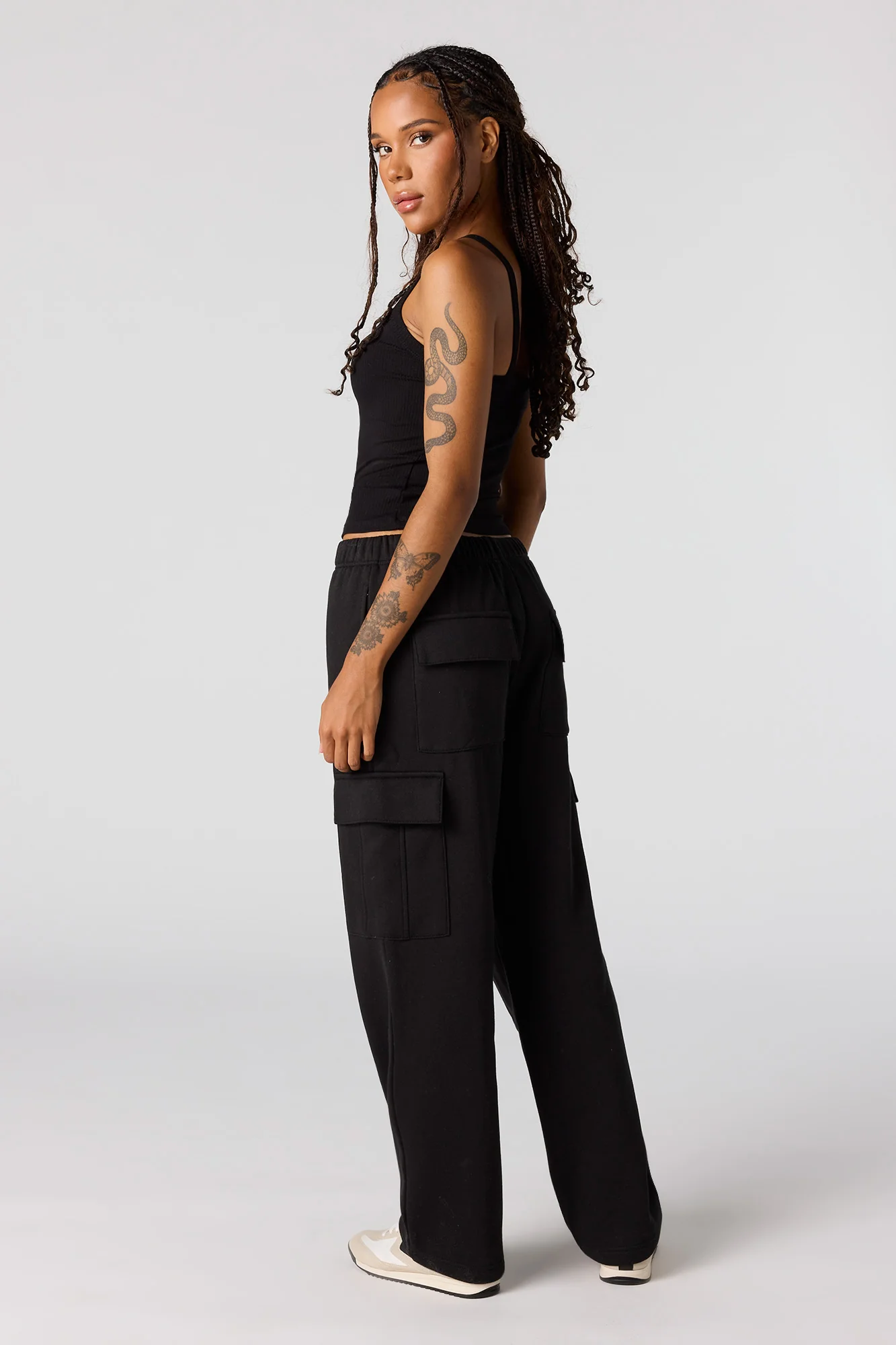 Wide Leg Cargo Sweatpant - Image 7