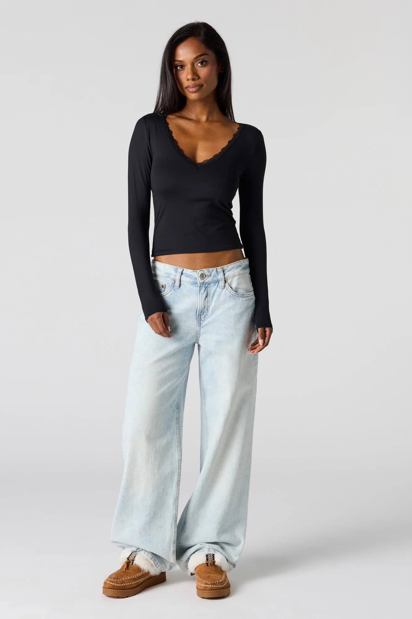 Contour Lace Classic Long Sleeve Top - Image 12