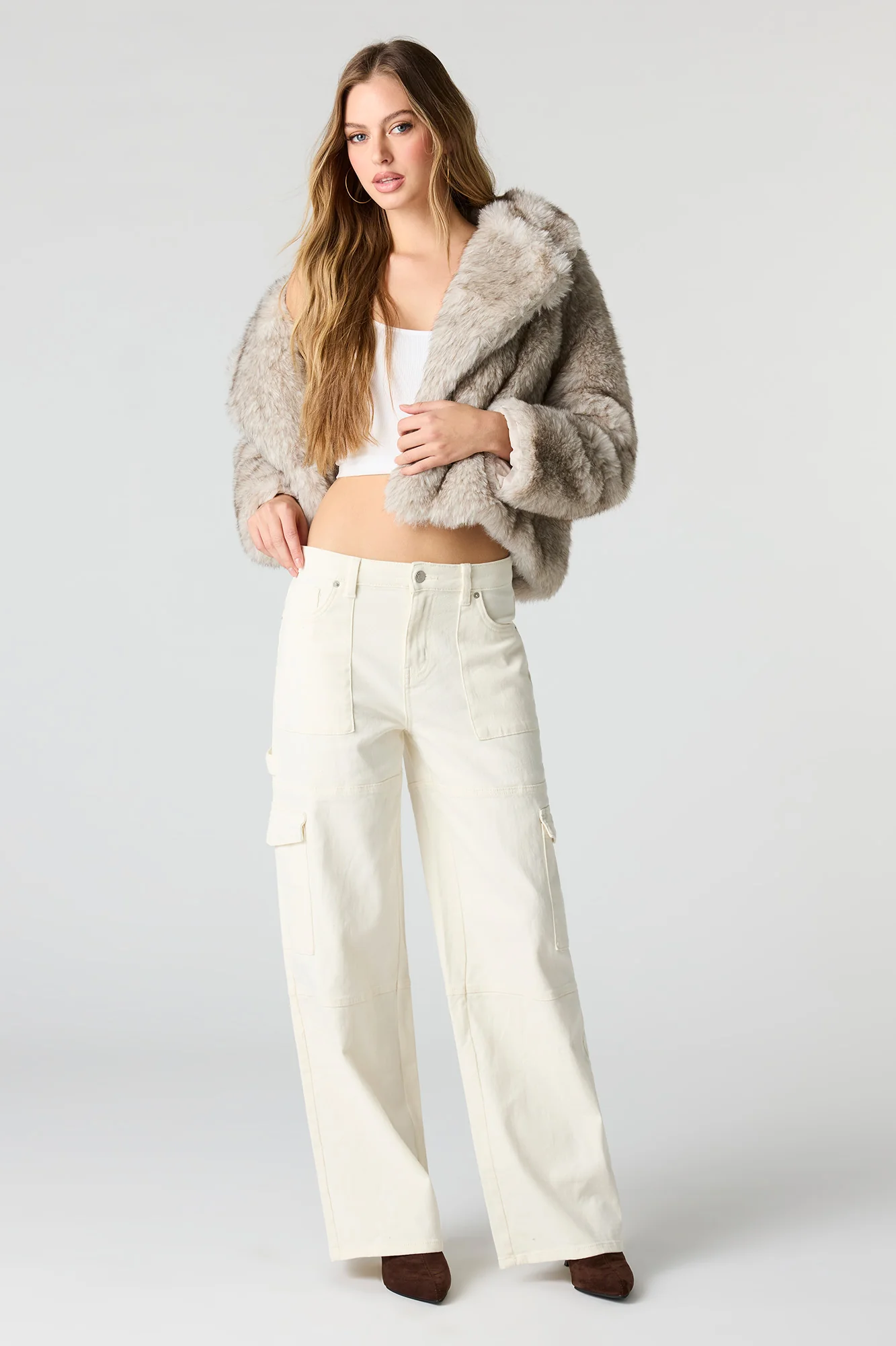 Low Rise Baggy Denim Cargo Pant - Image 14