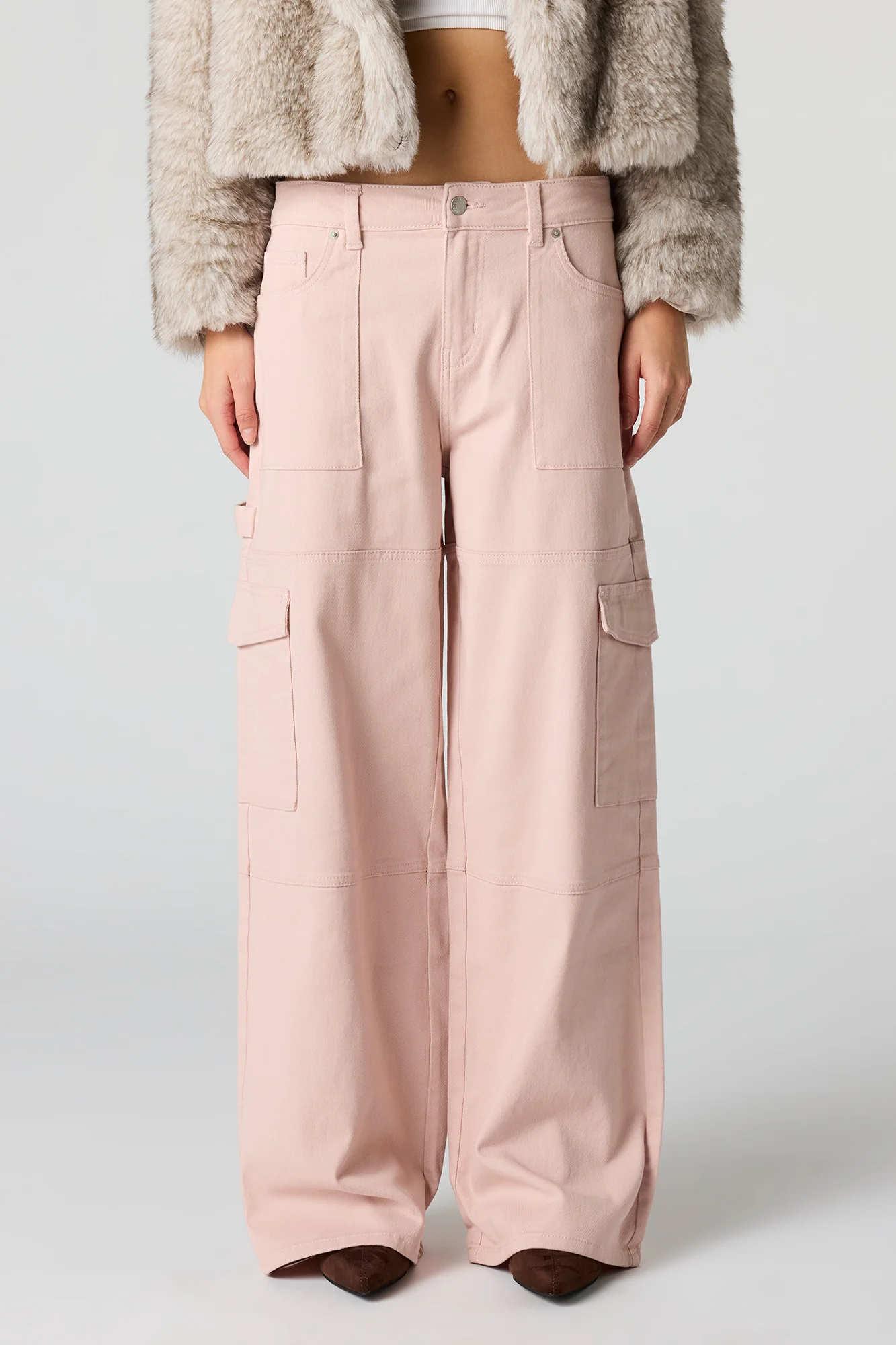 Low Rise Baggy Denim Cargo Pant - Image 18