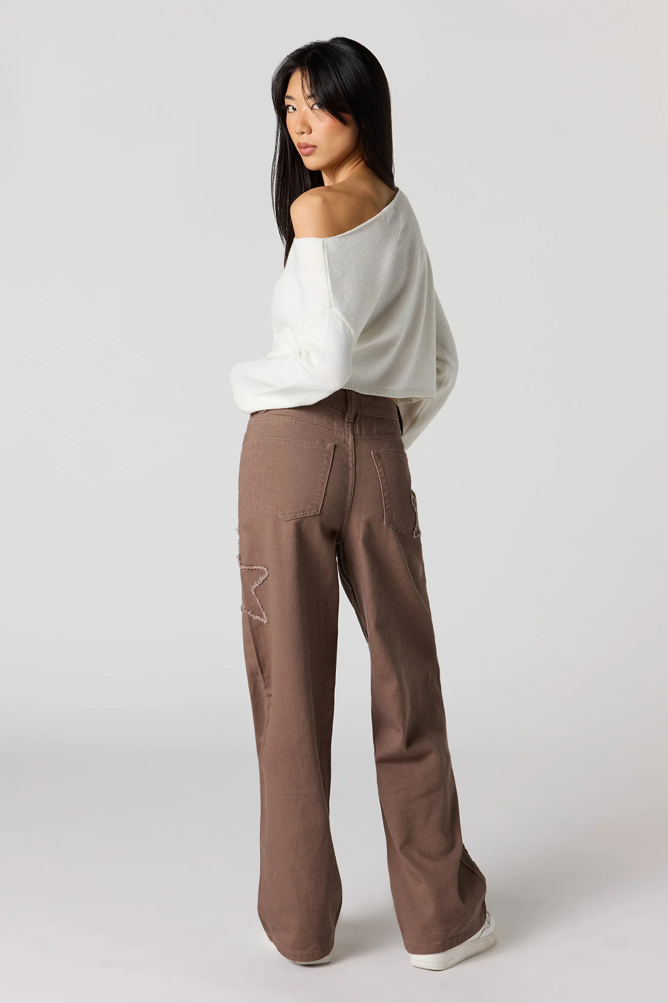 Low Rise Baggy Pant with Stars - Image 3