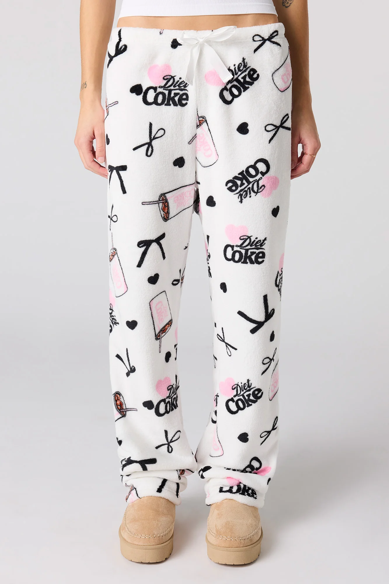 Diet Coke Print Plush Pajama Pant - Image 2