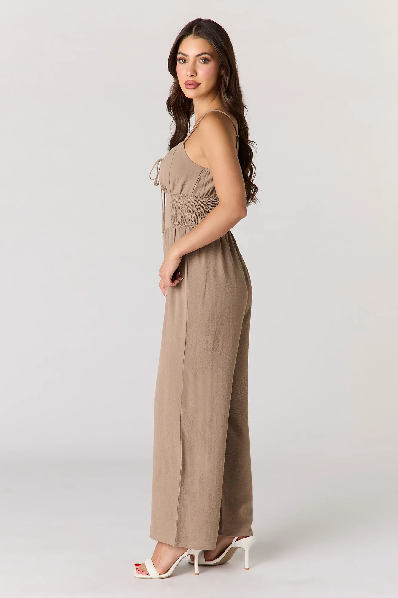 Smocked Waist Jumpsuit - Image 2