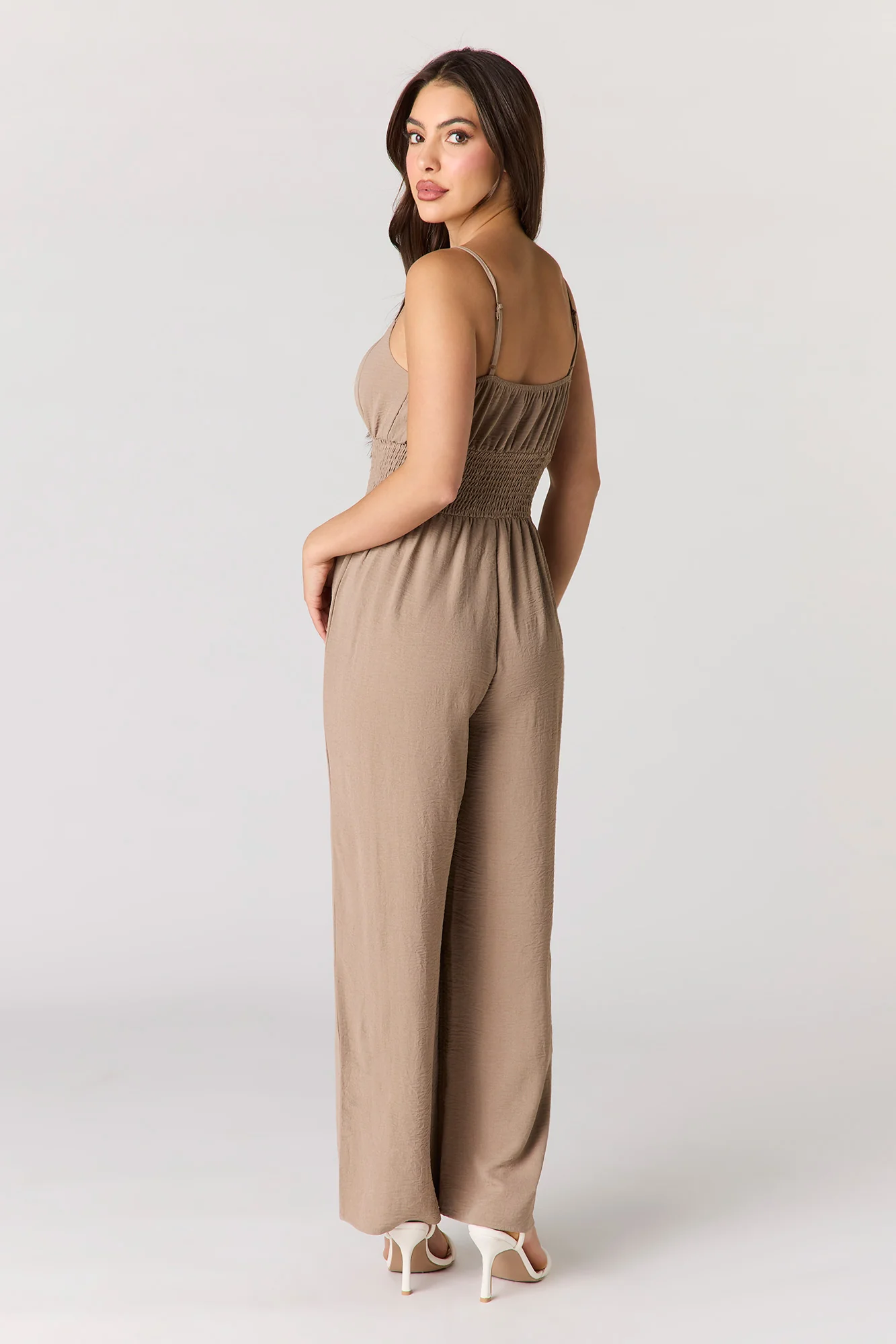 Smocked Waist Jumpsuit - Image 3