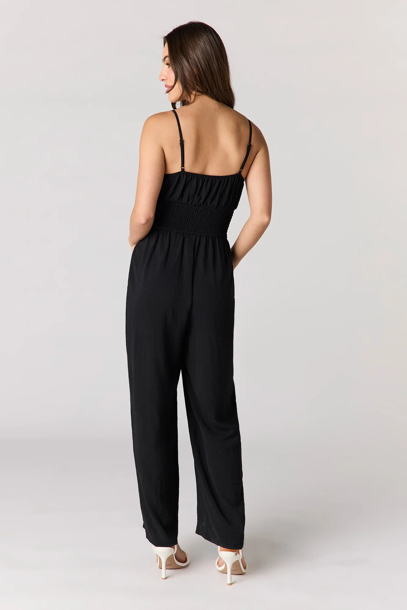 Smocked Waist Jumpsuit - Image 6