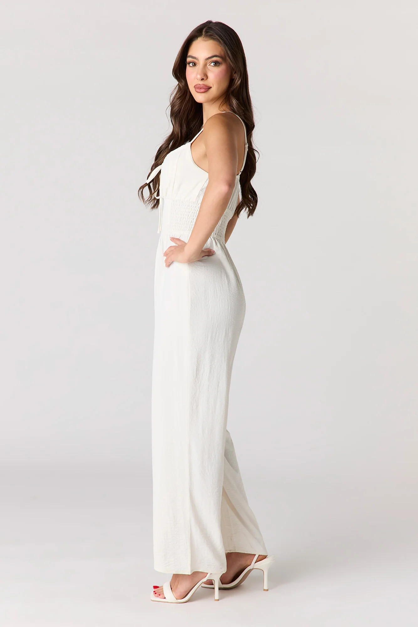 Smocked Waist Jumpsuit - Image 8
