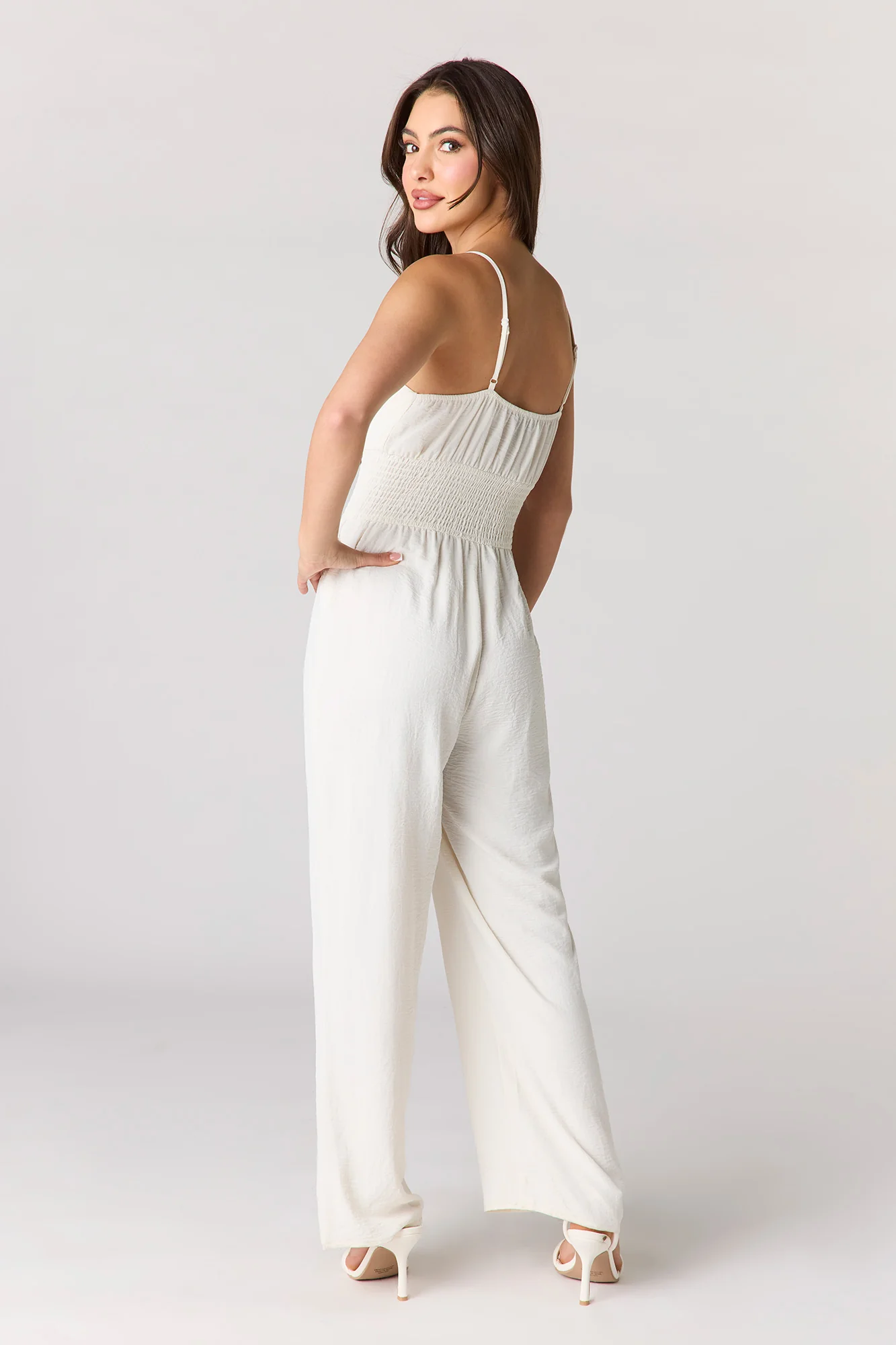 Smocked Waist Jumpsuit - Image 9