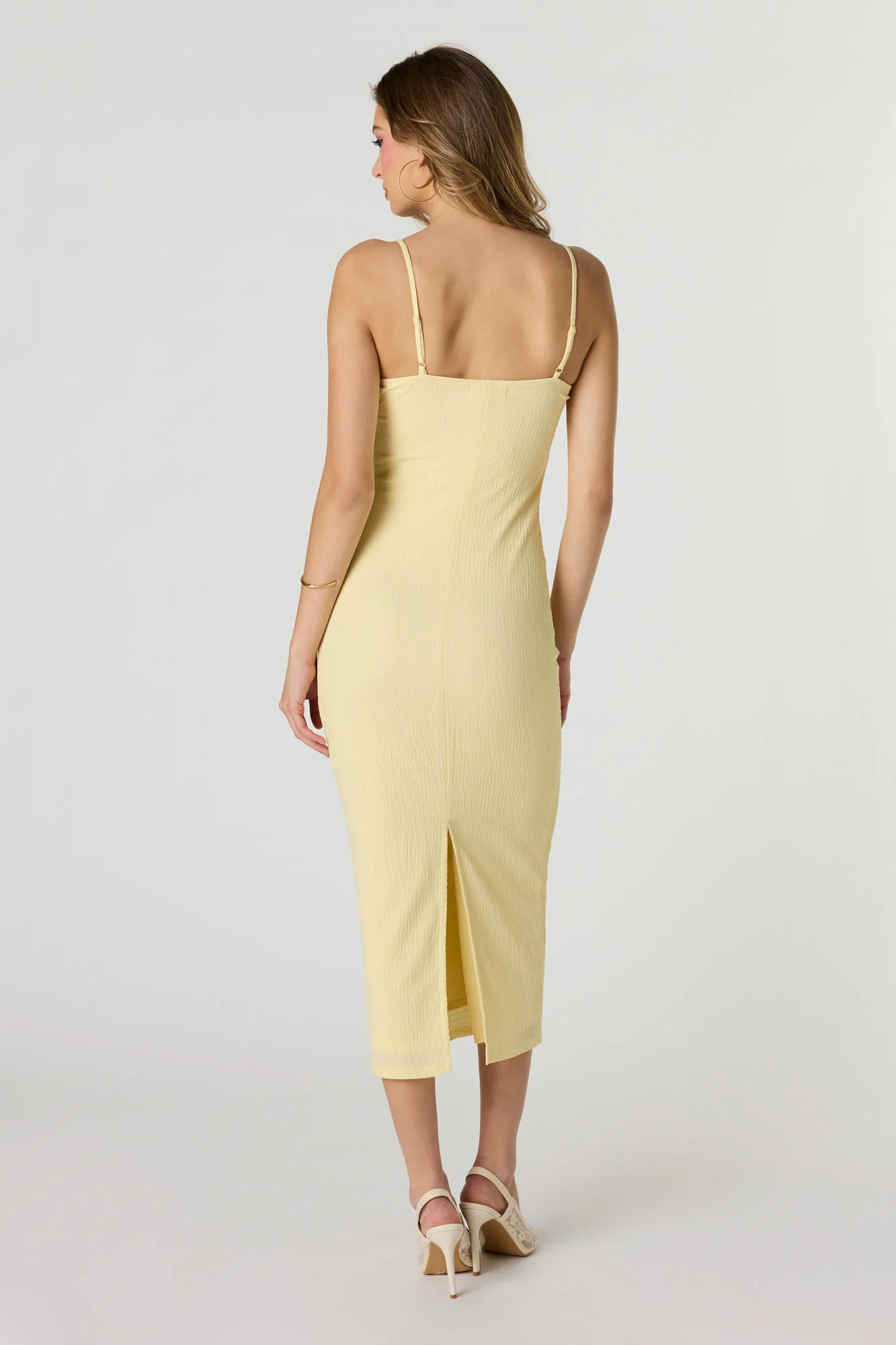 Textured Knit Midi Dress - Image 9