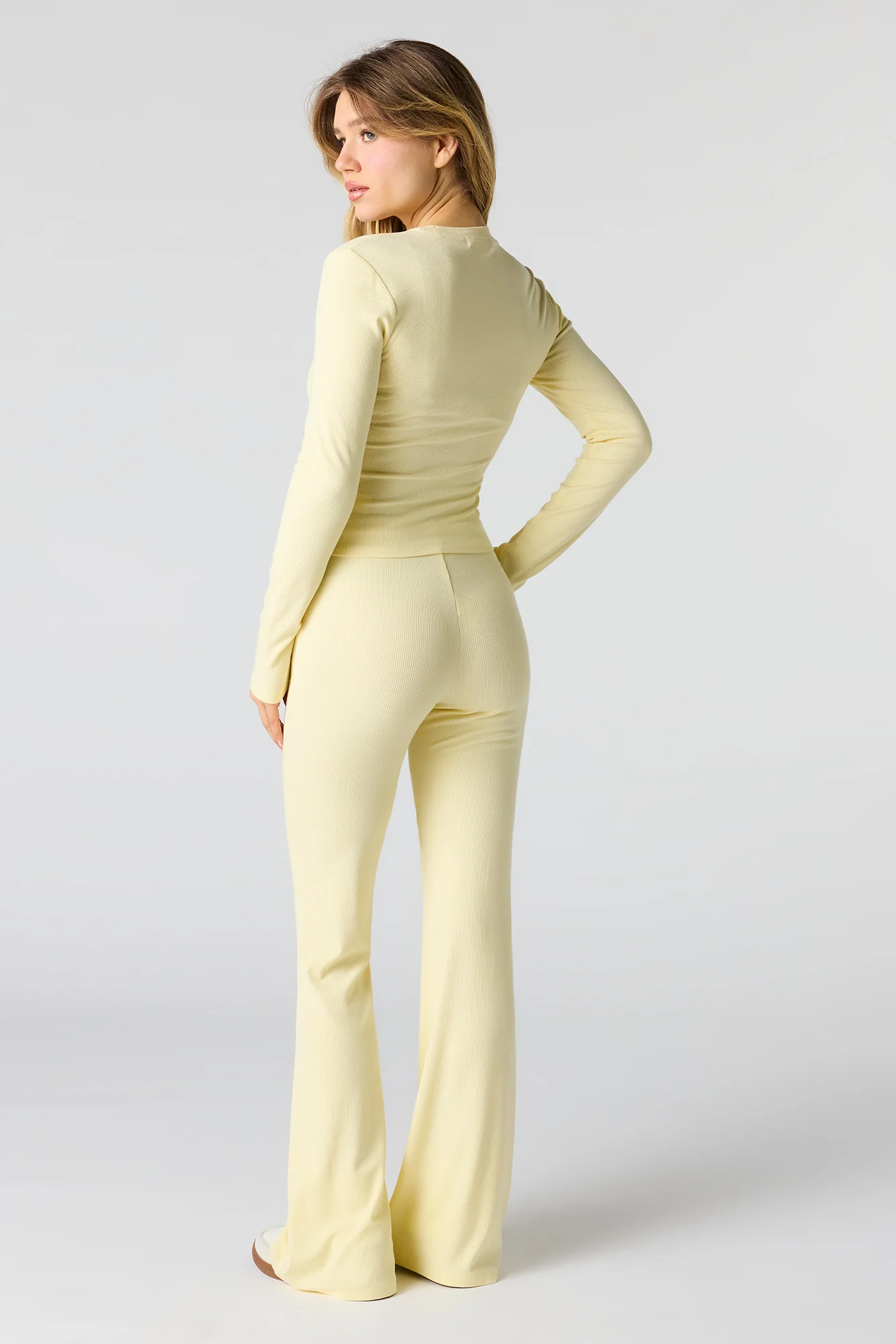 Active Ribbed Flare Pant - Image 15