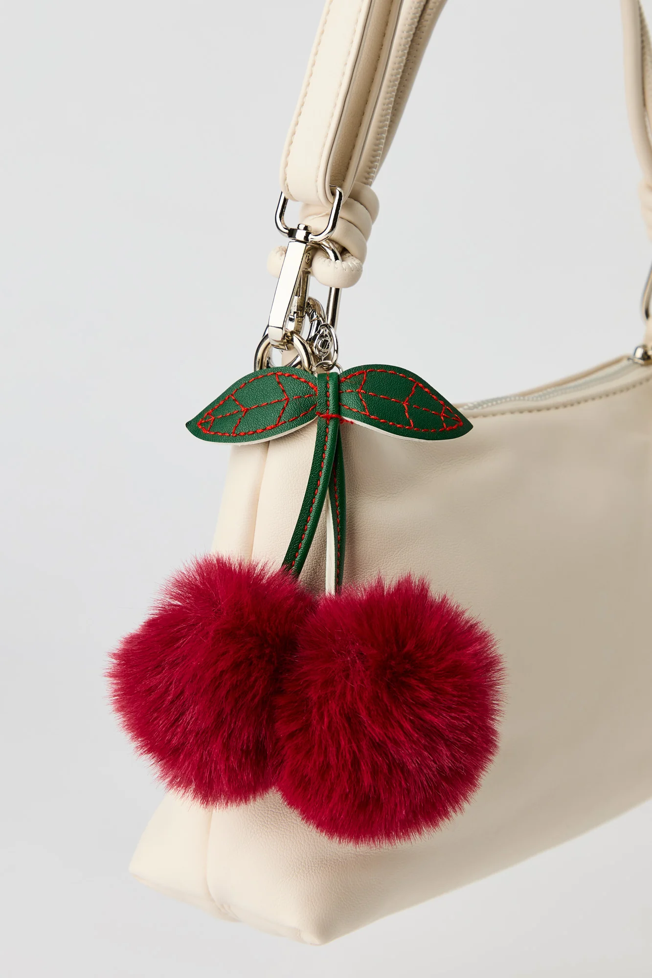 Knotted Hand Bag with Keychain - Image 11