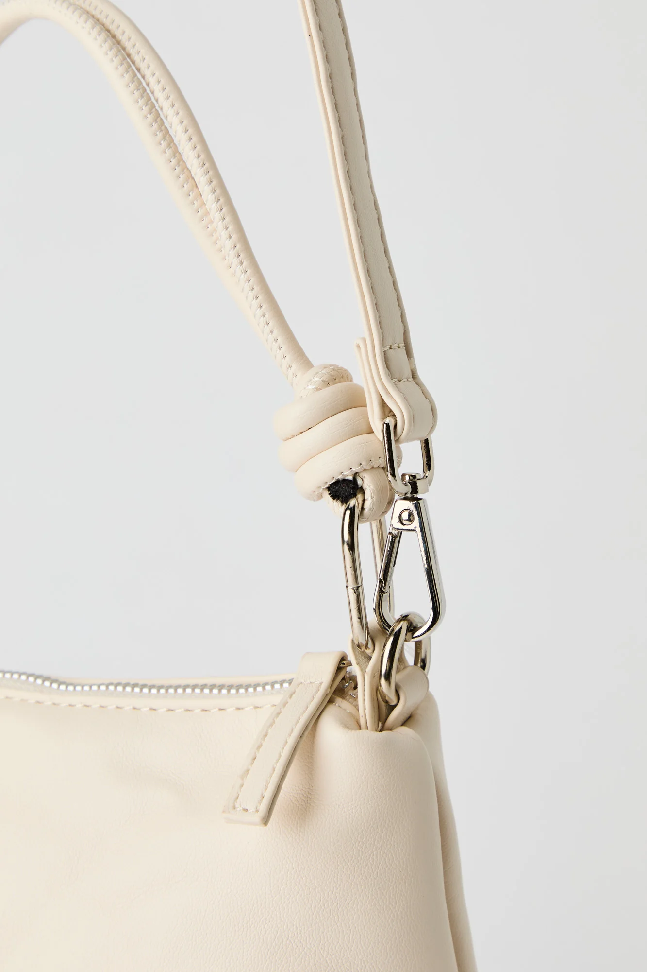 Knotted Hand Bag with Keychain - Image 12