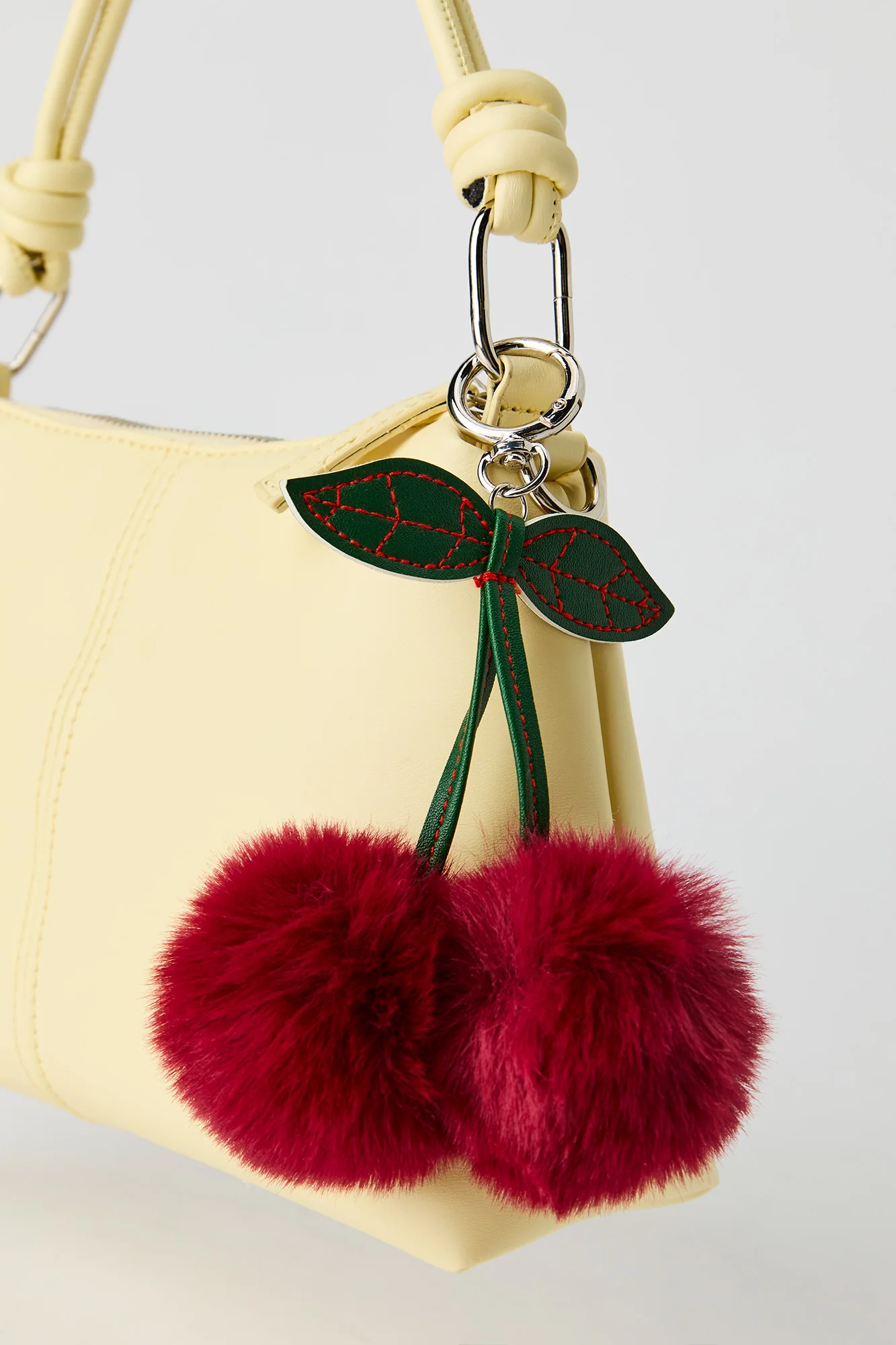 Knotted Hand Bag with Keychain - Image 4