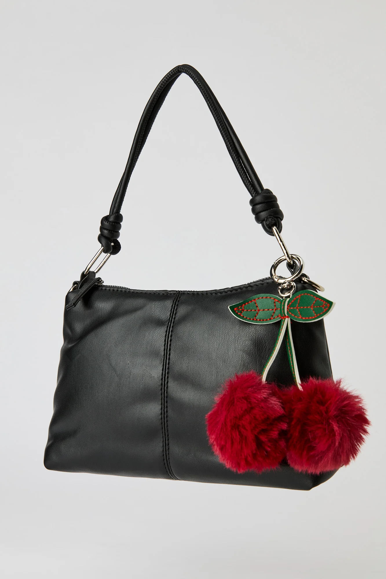 Knotted Hand Bag with Keychain - Image 5