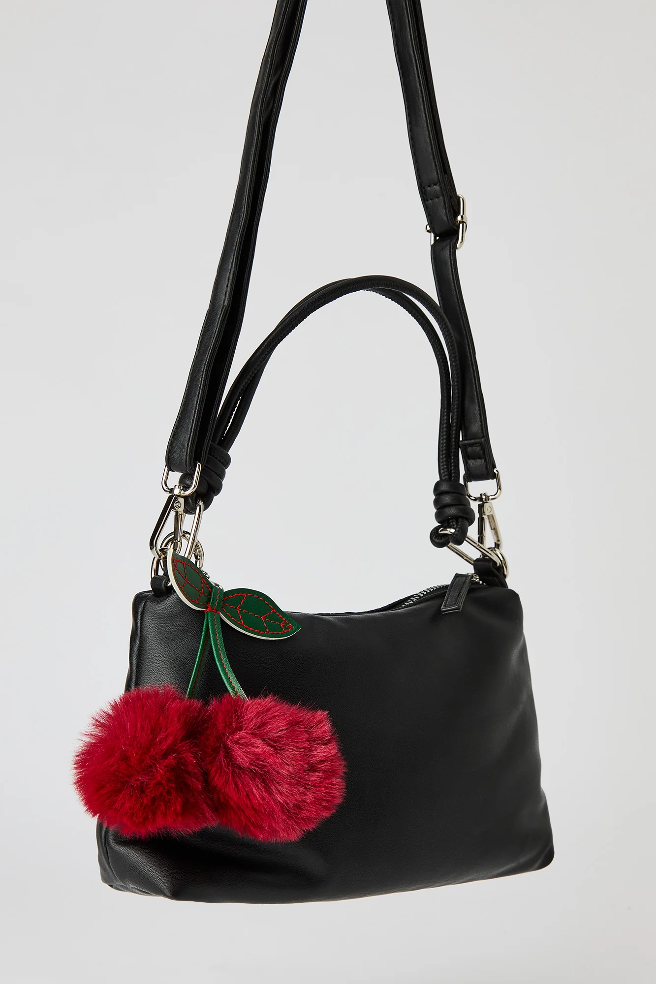 Knotted Hand Bag with Keychain - Image 6