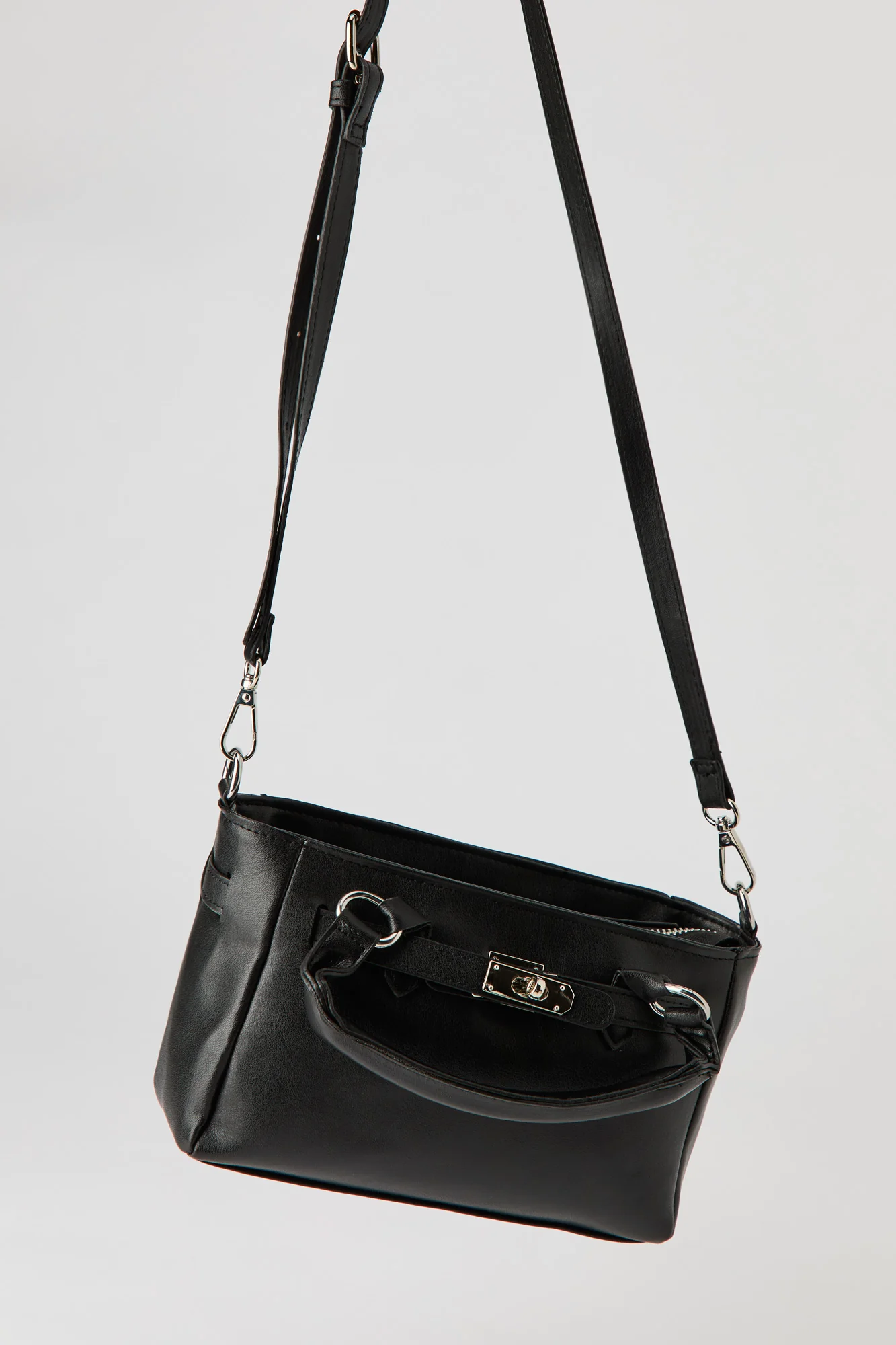 Lock Detail Hand Bag - Image 5