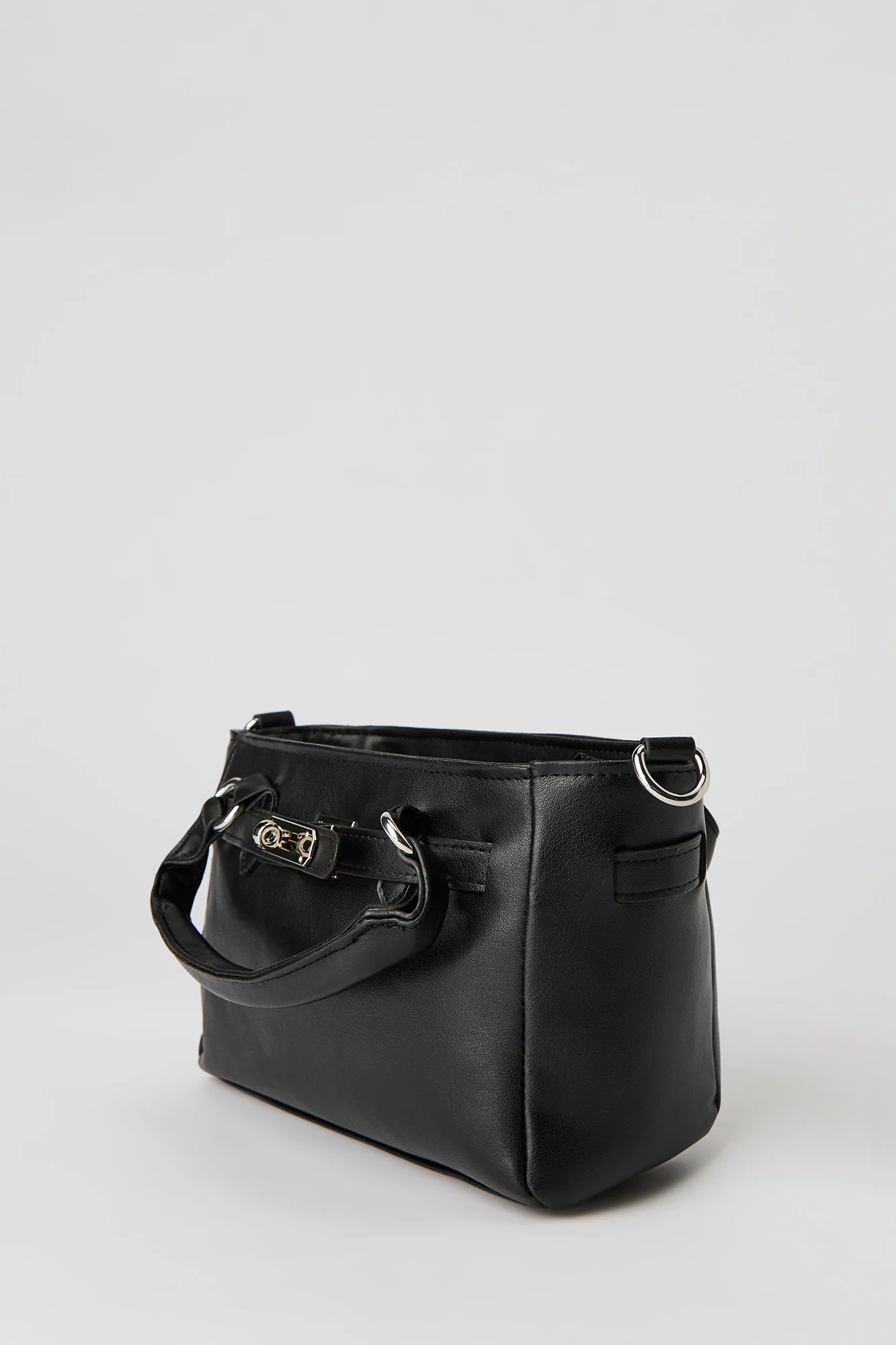 Lock Detail Hand Bag - Image 7