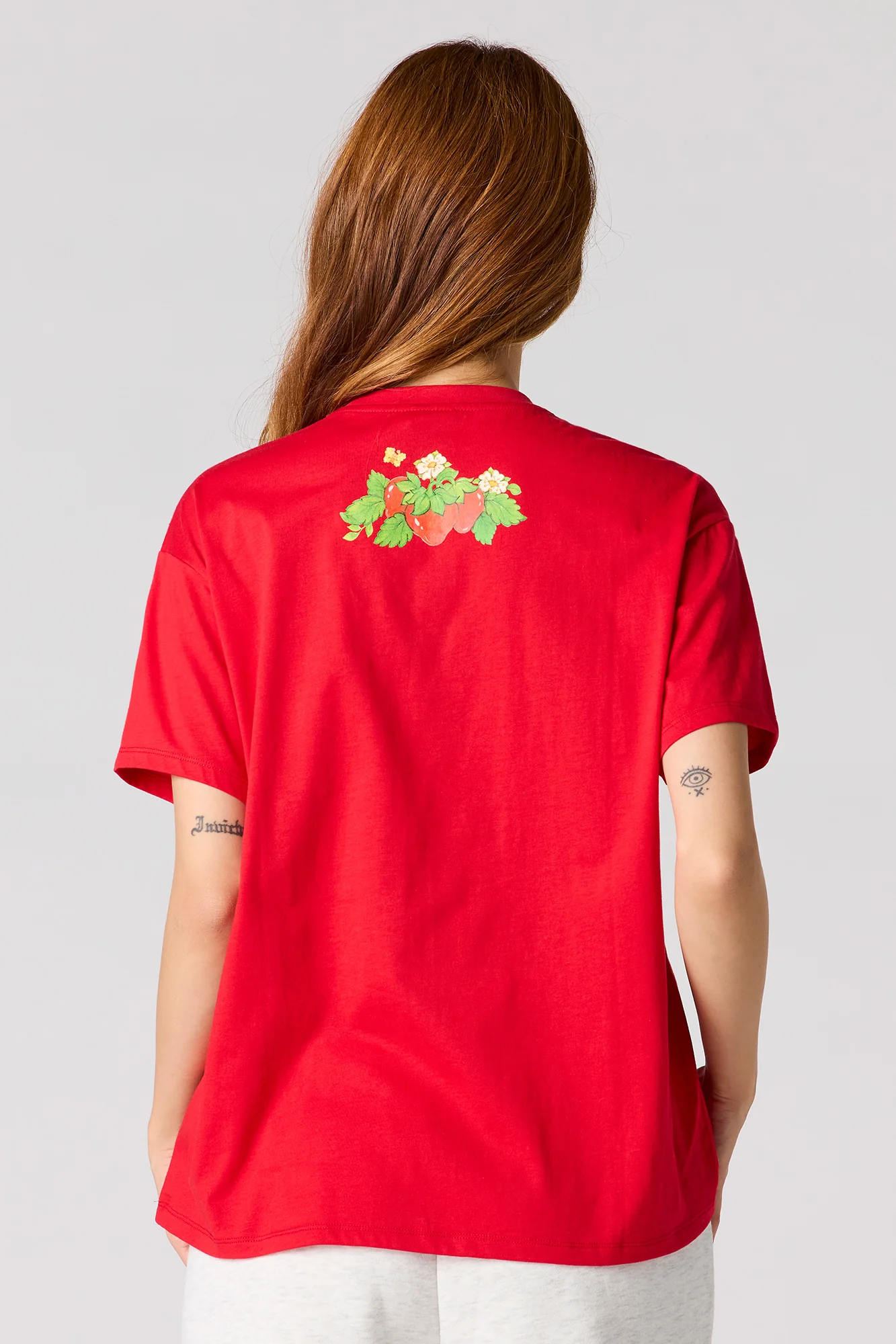 Strawberry Shortcake Graphic Boyfriend T-Shirt - Image 8