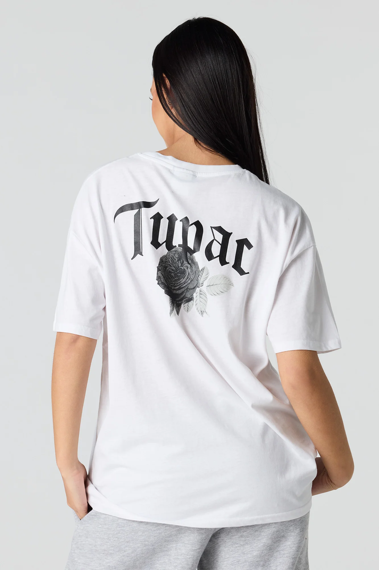 Tupac Graphic Boyfriend T-Shirt - Image 12