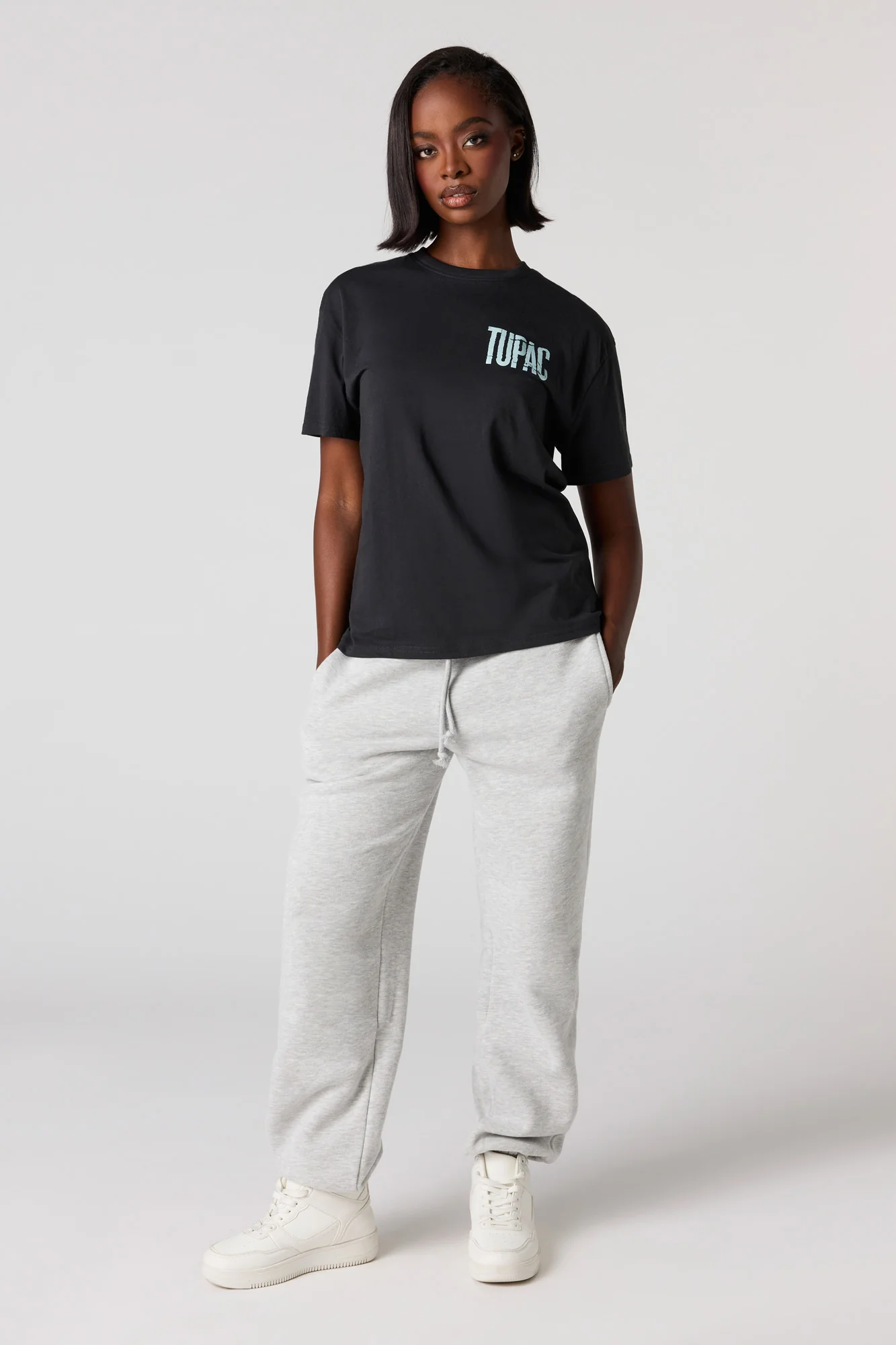 Tupac Graphic Boyfriend T-Shirt - Image 6