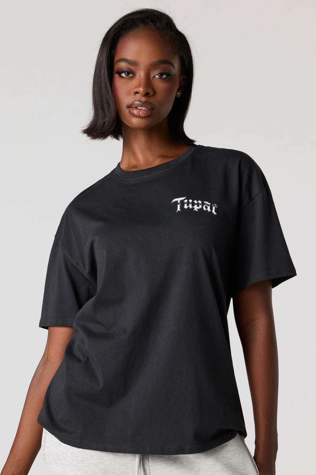 Tupac Graphic Boyfriend T-Shirt - Image 8