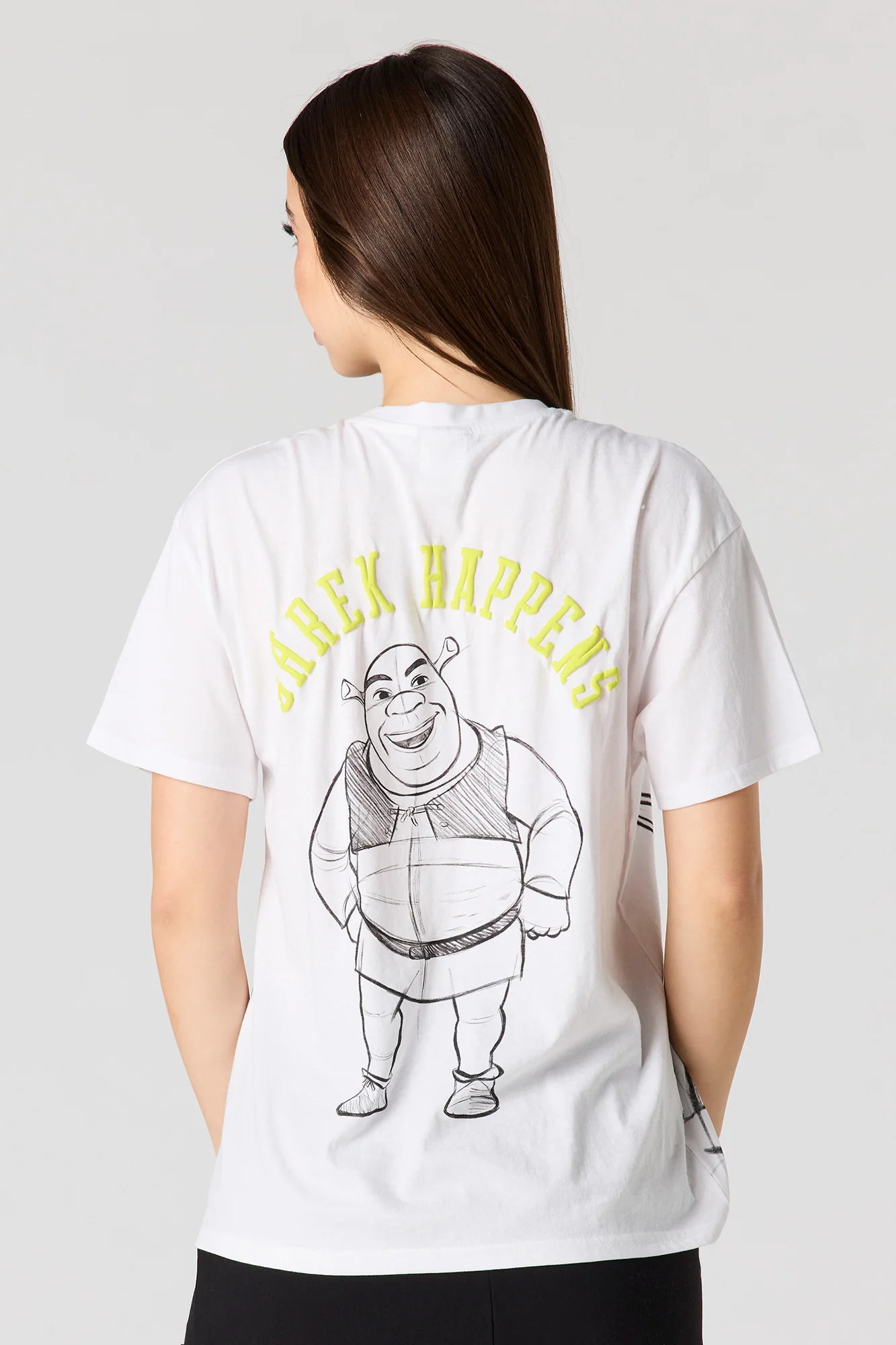Shrek Puff Print Boyfriend T-Shirt - Image 2