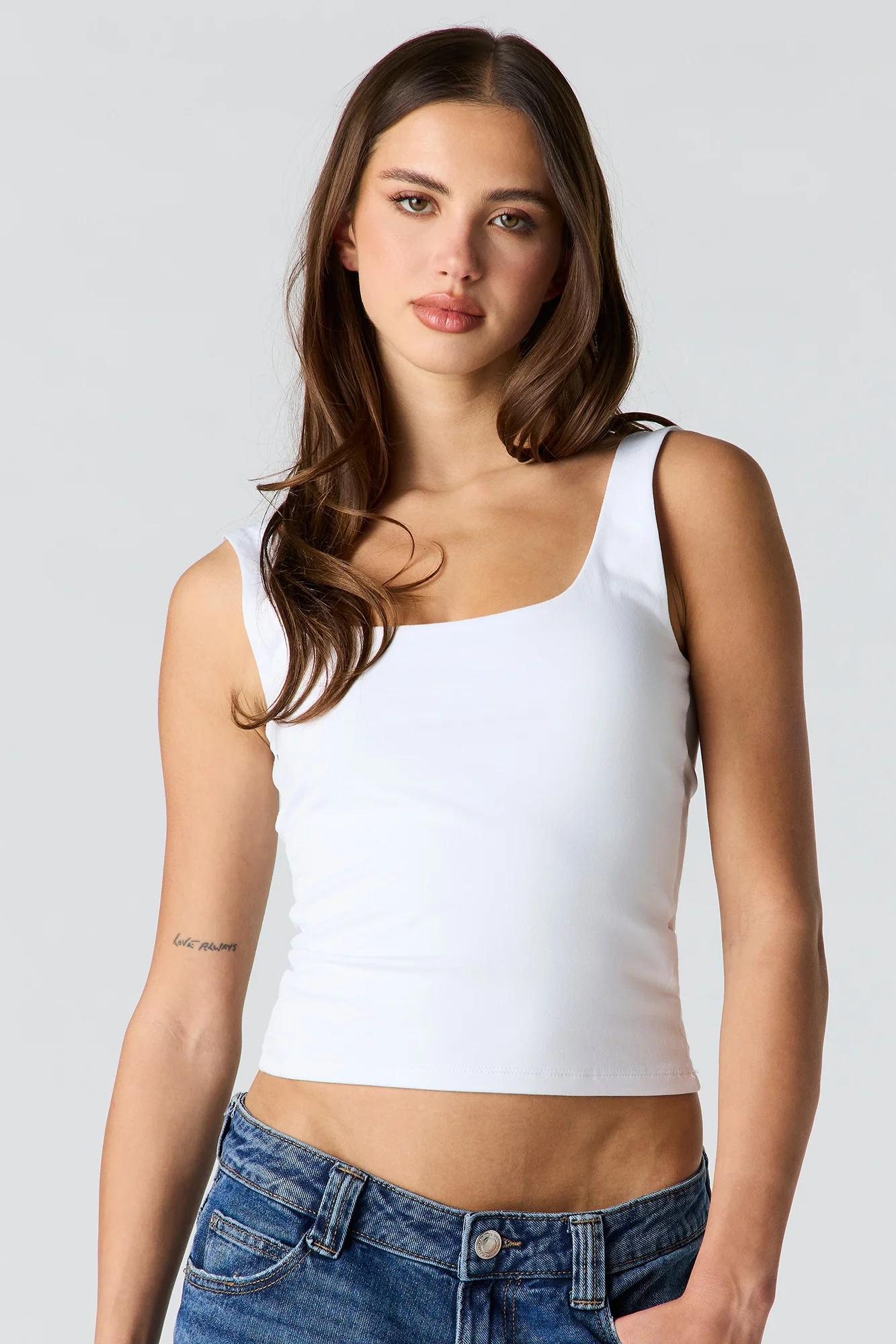 Soft Contour Scoop Neck Tank - Image 10