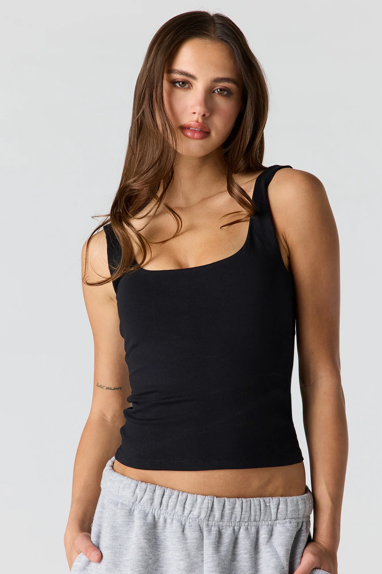 Soft Contour Scoop Neck Tank - Image 4