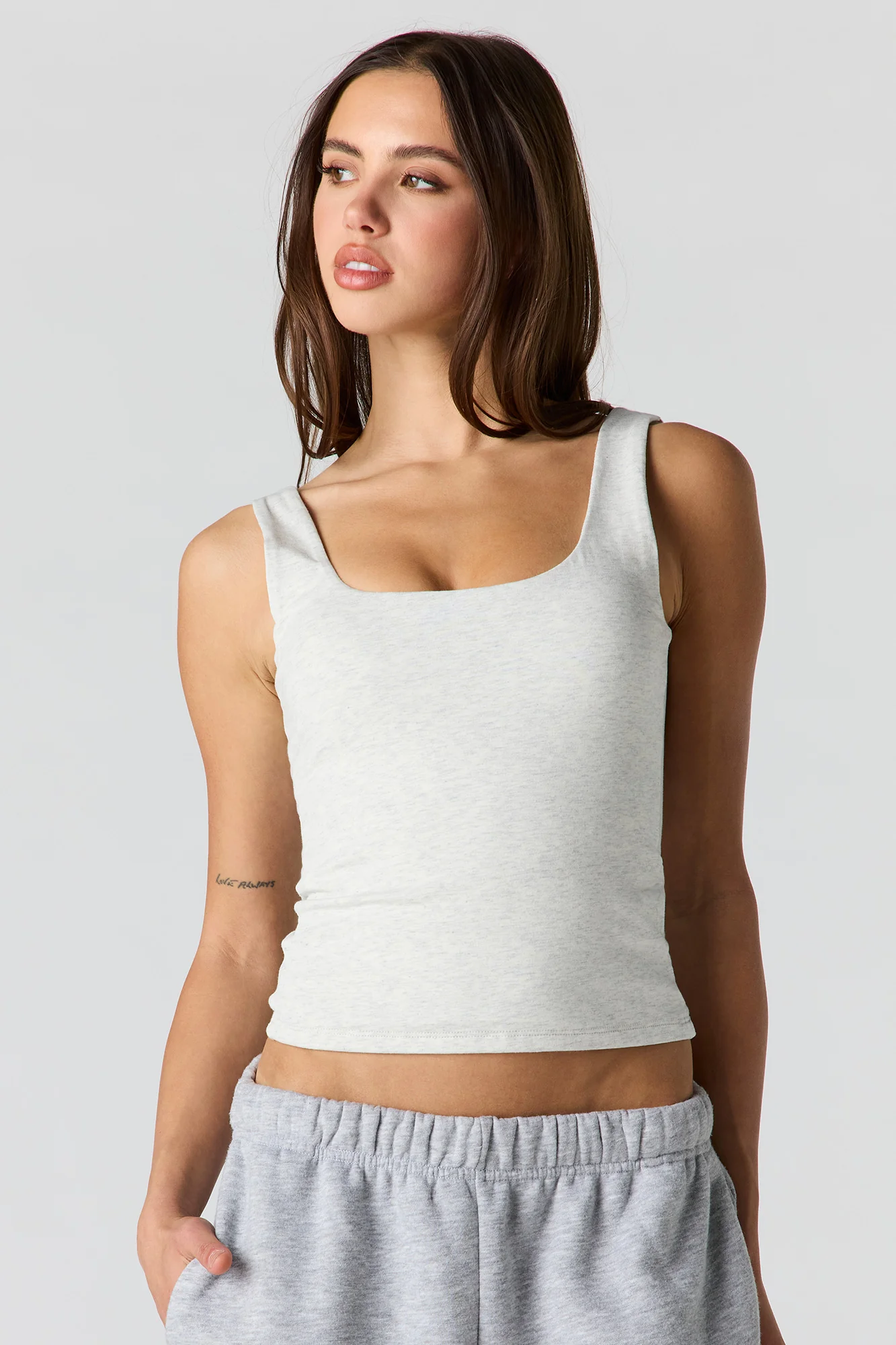 Soft Contour Scoop Neck Tank - Image 7
