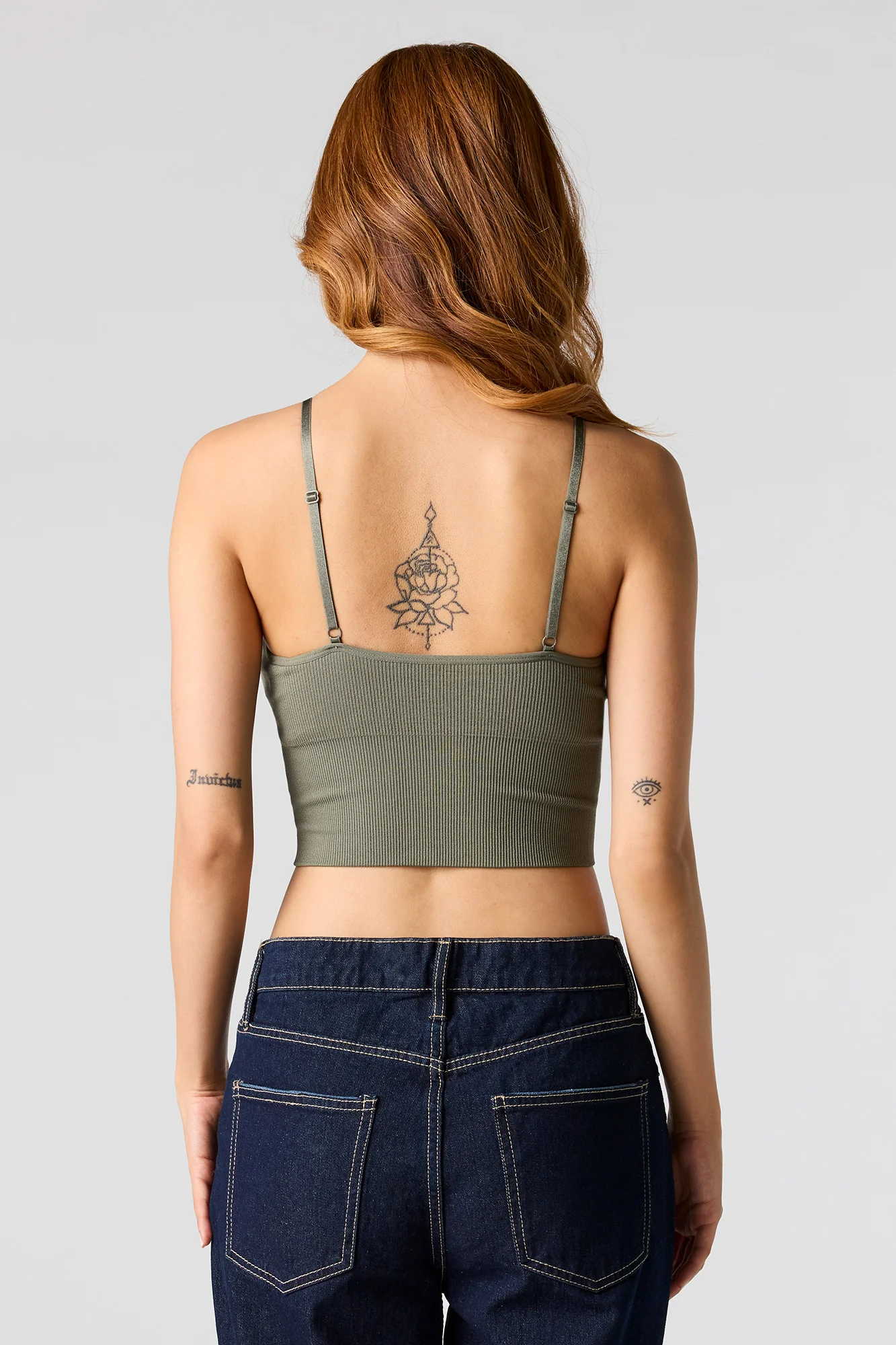Seamless Ribbed Crop Cami With Built-In Cups - Image 15