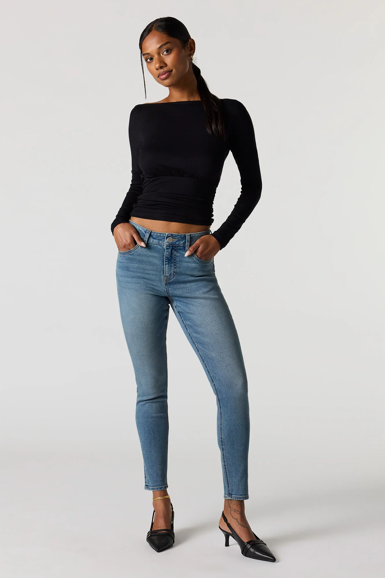 High Rise Skinny Vintage Medium Jean