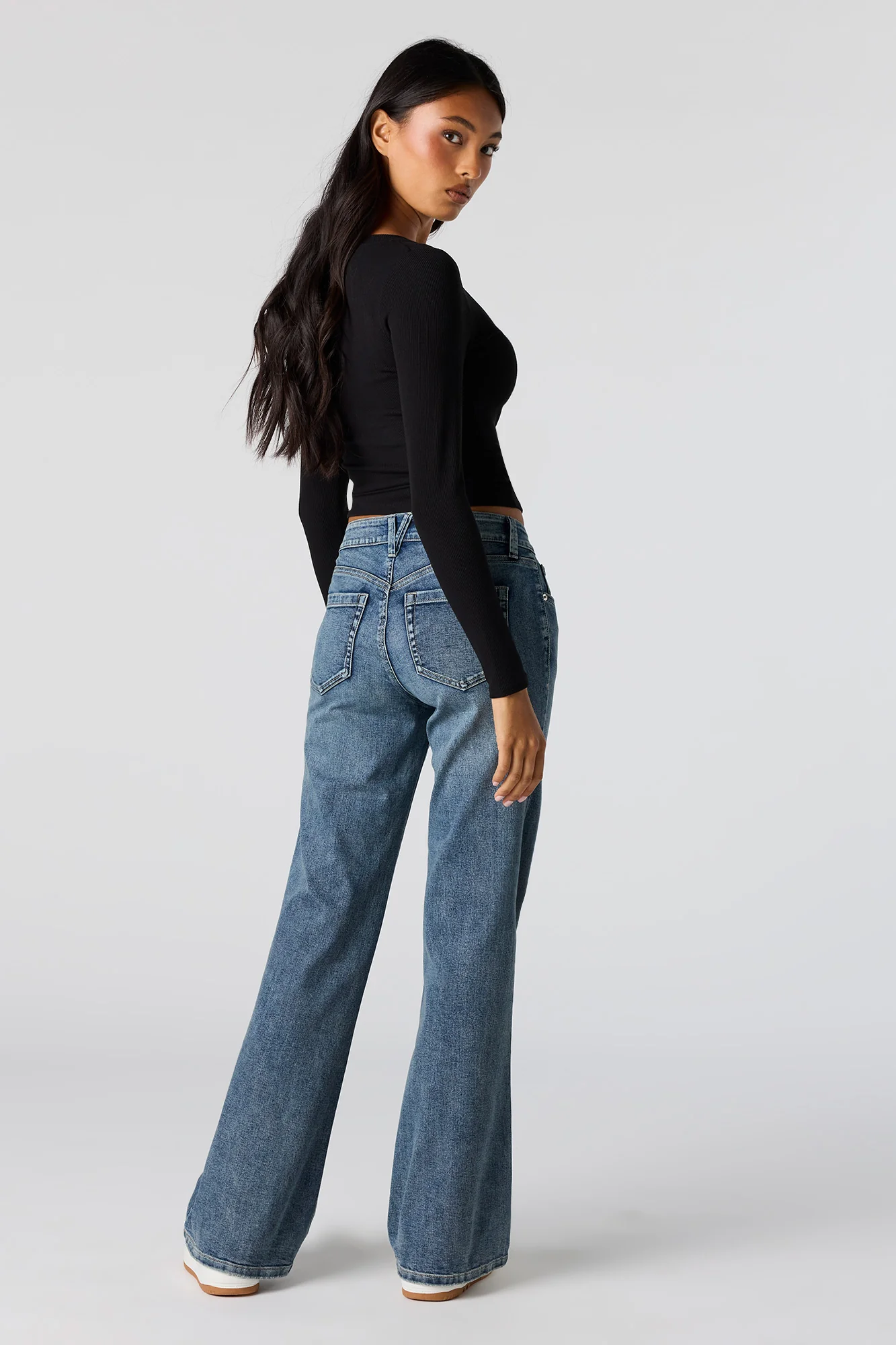 Low Rise Flare Jean - Image 3