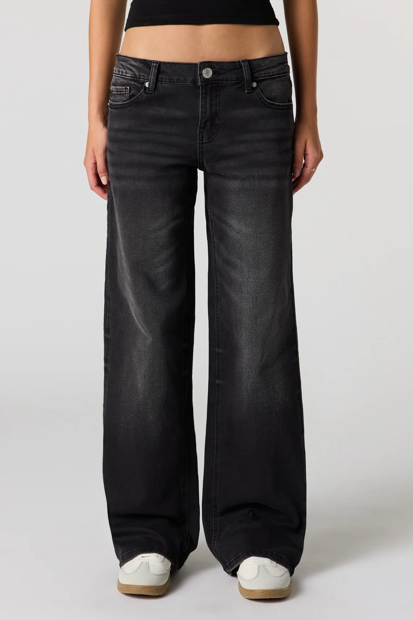 Low Rise Baggy Black Jean - Image 2