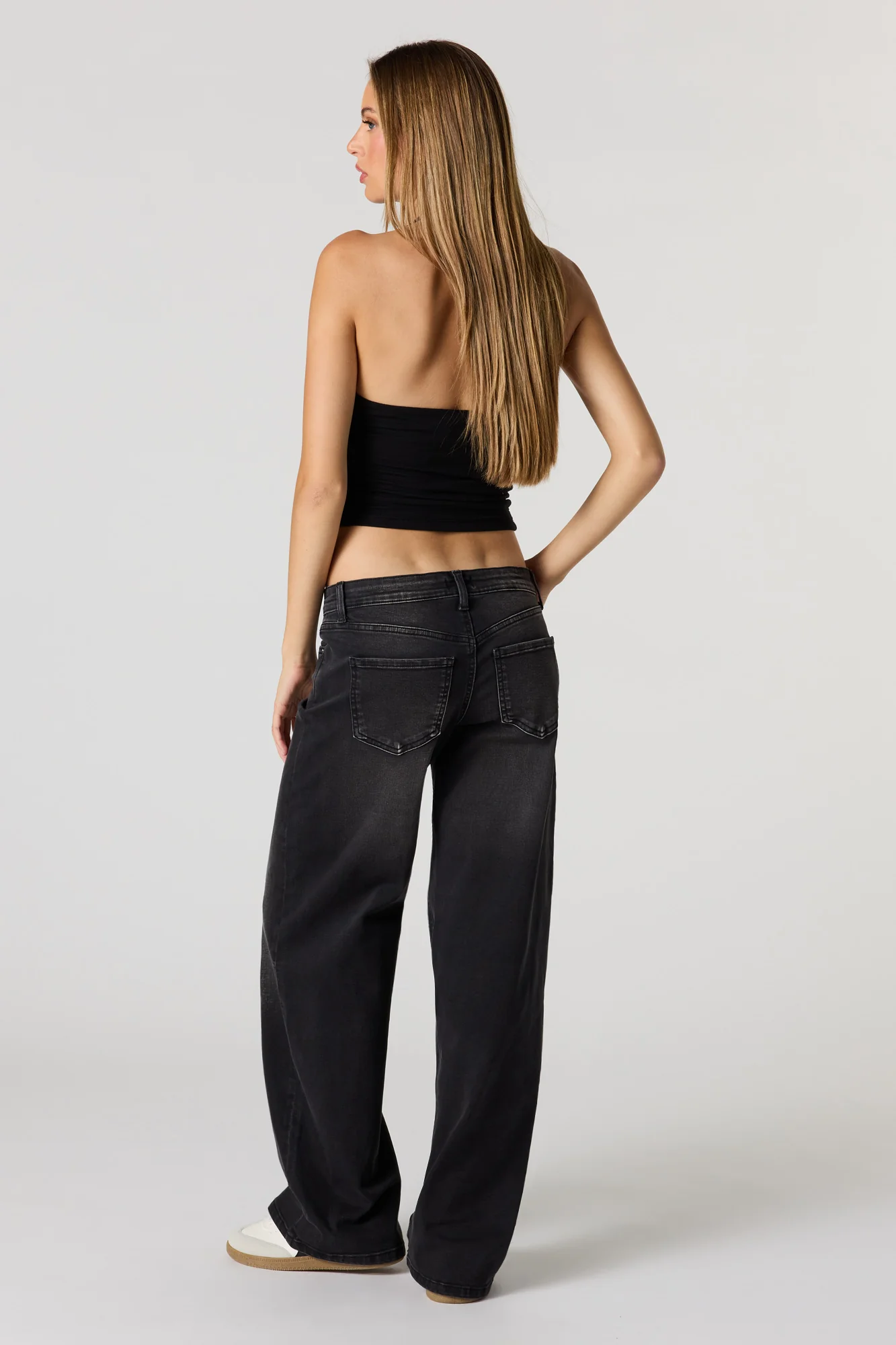 Low Rise Baggy Black Jean - Image 3