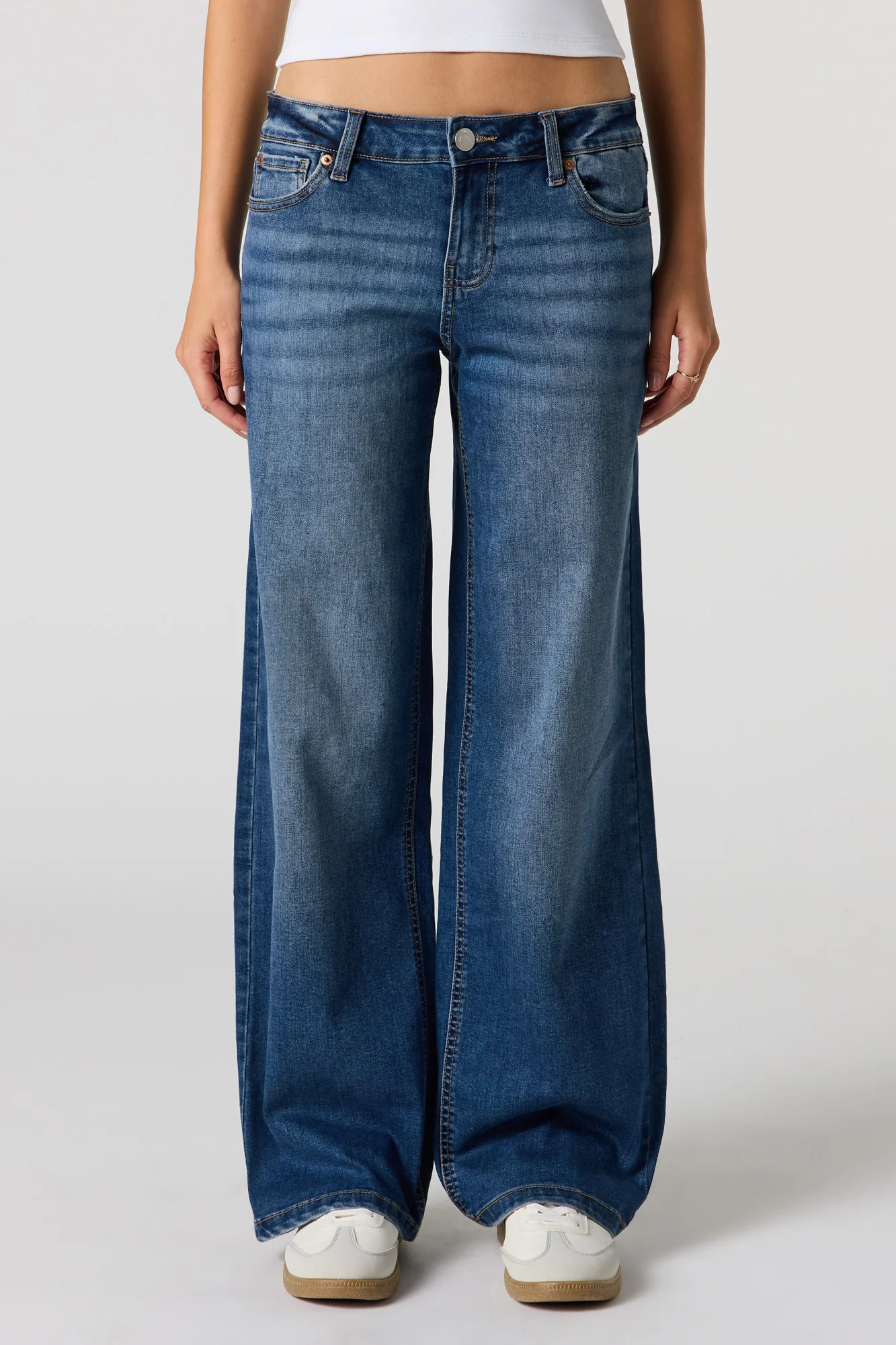 Low Rise Baggy Dark Jean - Image 2