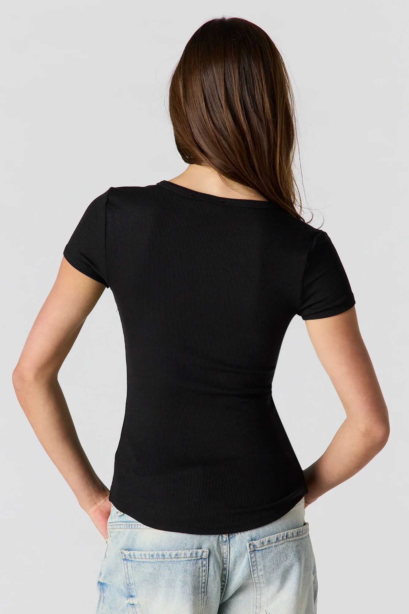 Classic Ribbed T-Shirt - Image 5