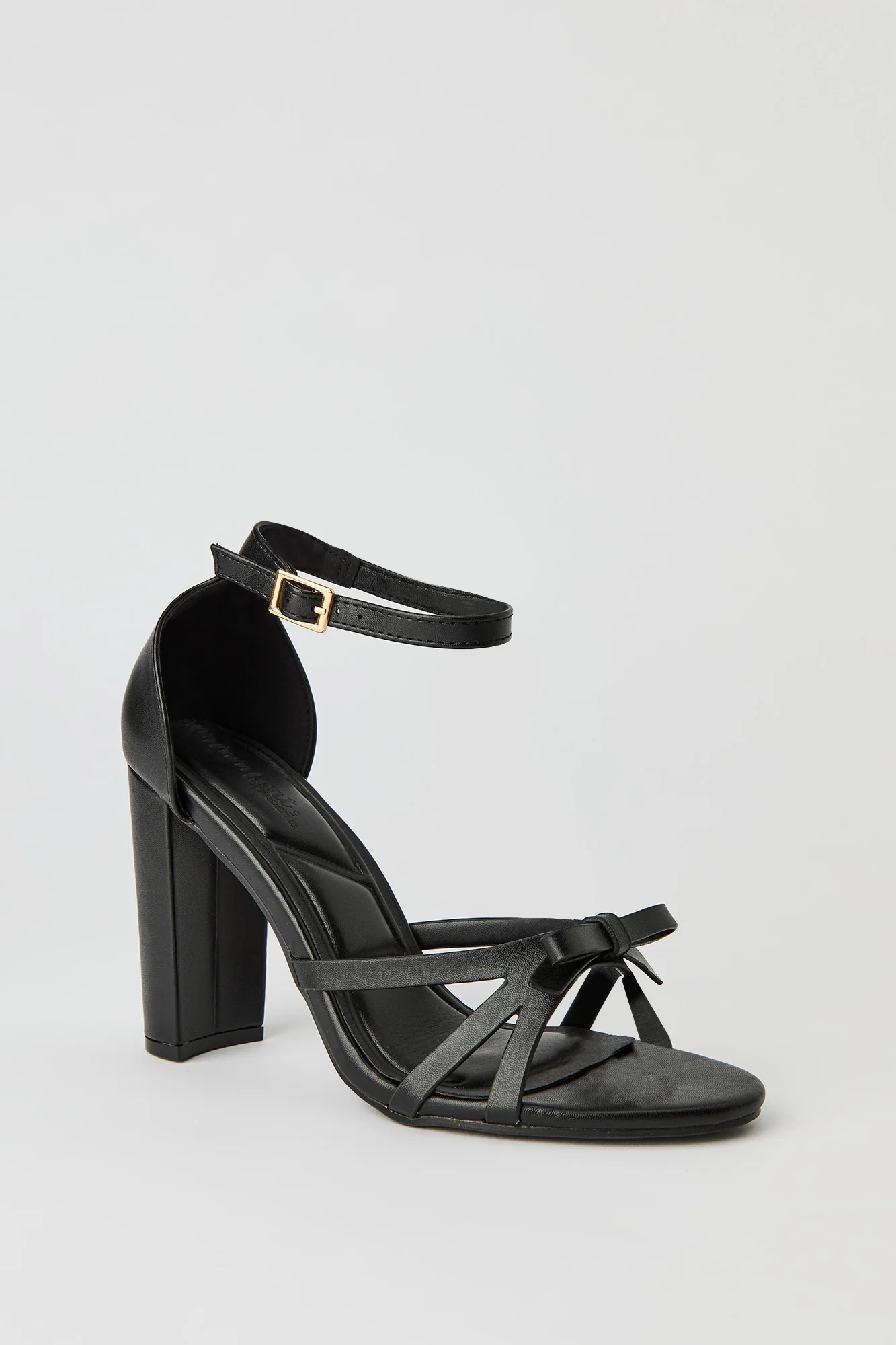 Strappy Bow Ankle Strap High Heel - Image 5
