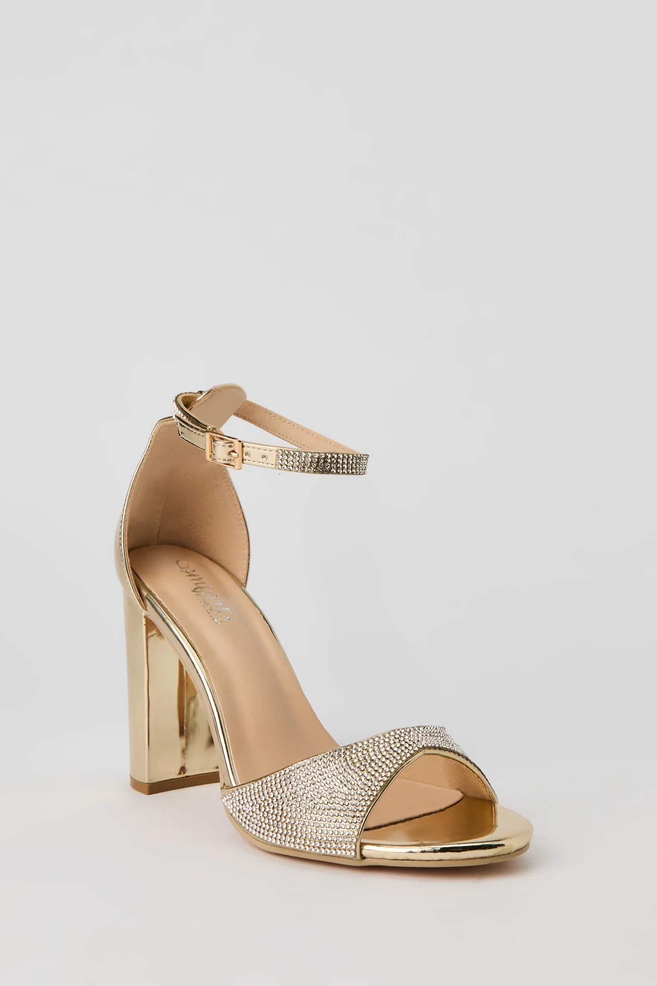 Rhinestone Ankle Band High Heel - Image 3