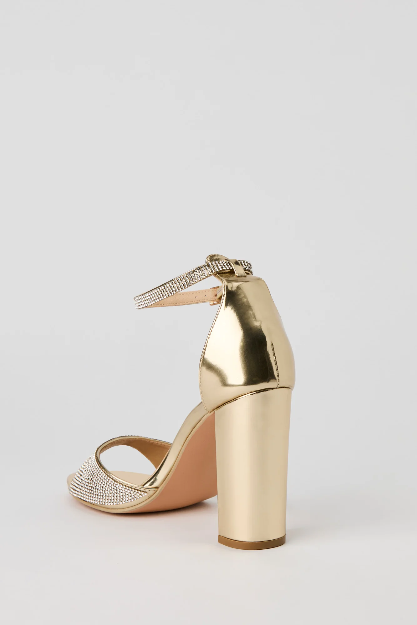 Rhinestone Ankle Band High Heel - Image 4