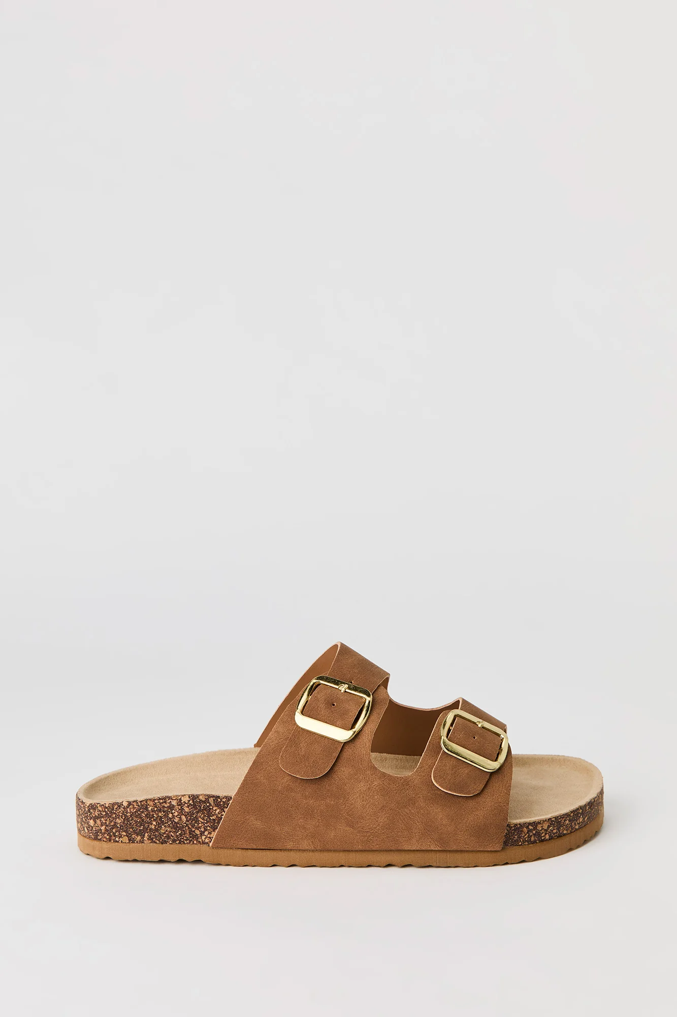 Buckled Cork Slide Sandal - Image 2