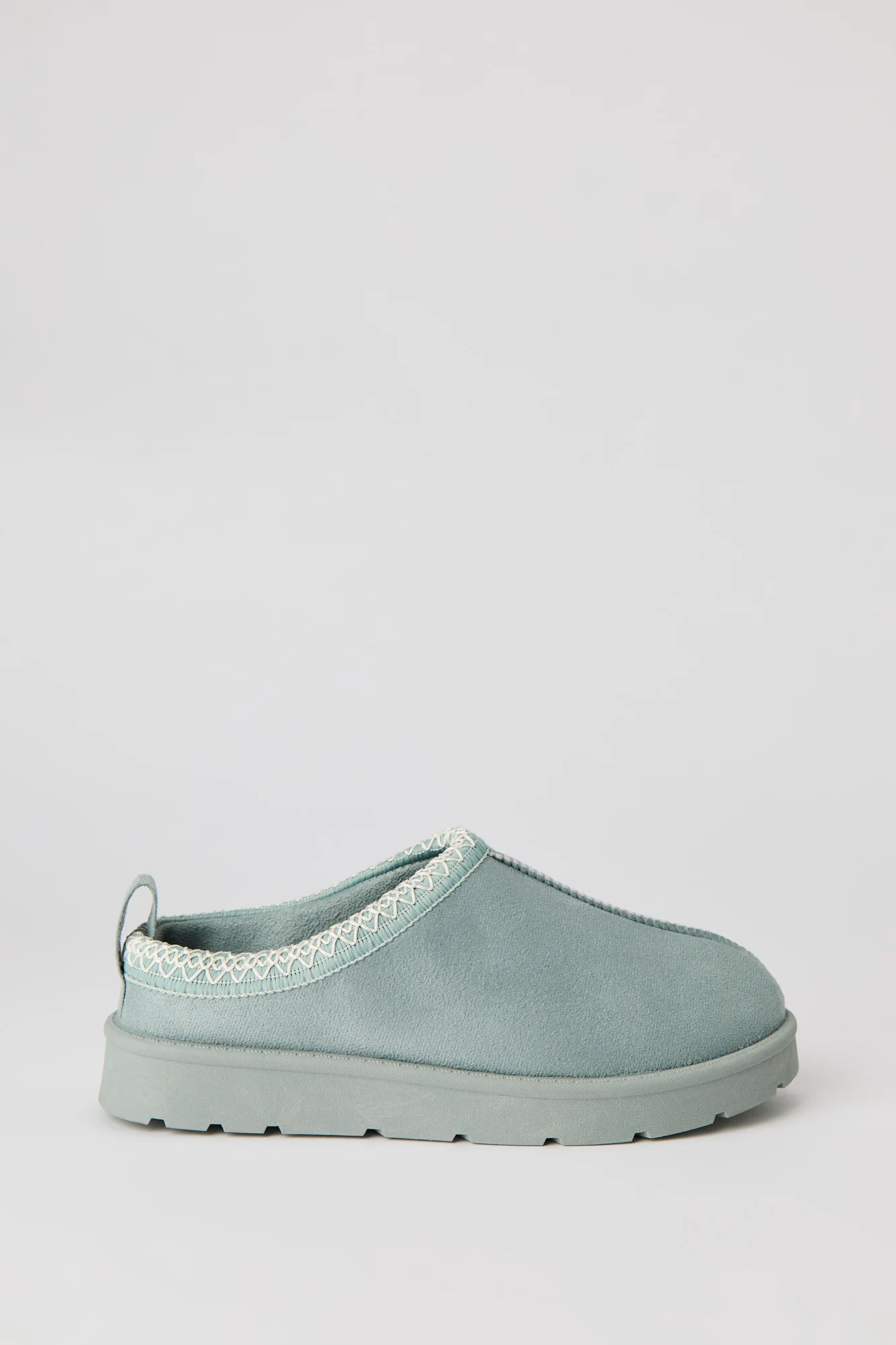 Faux Suede Embroidered Slipper Booties - Image 15