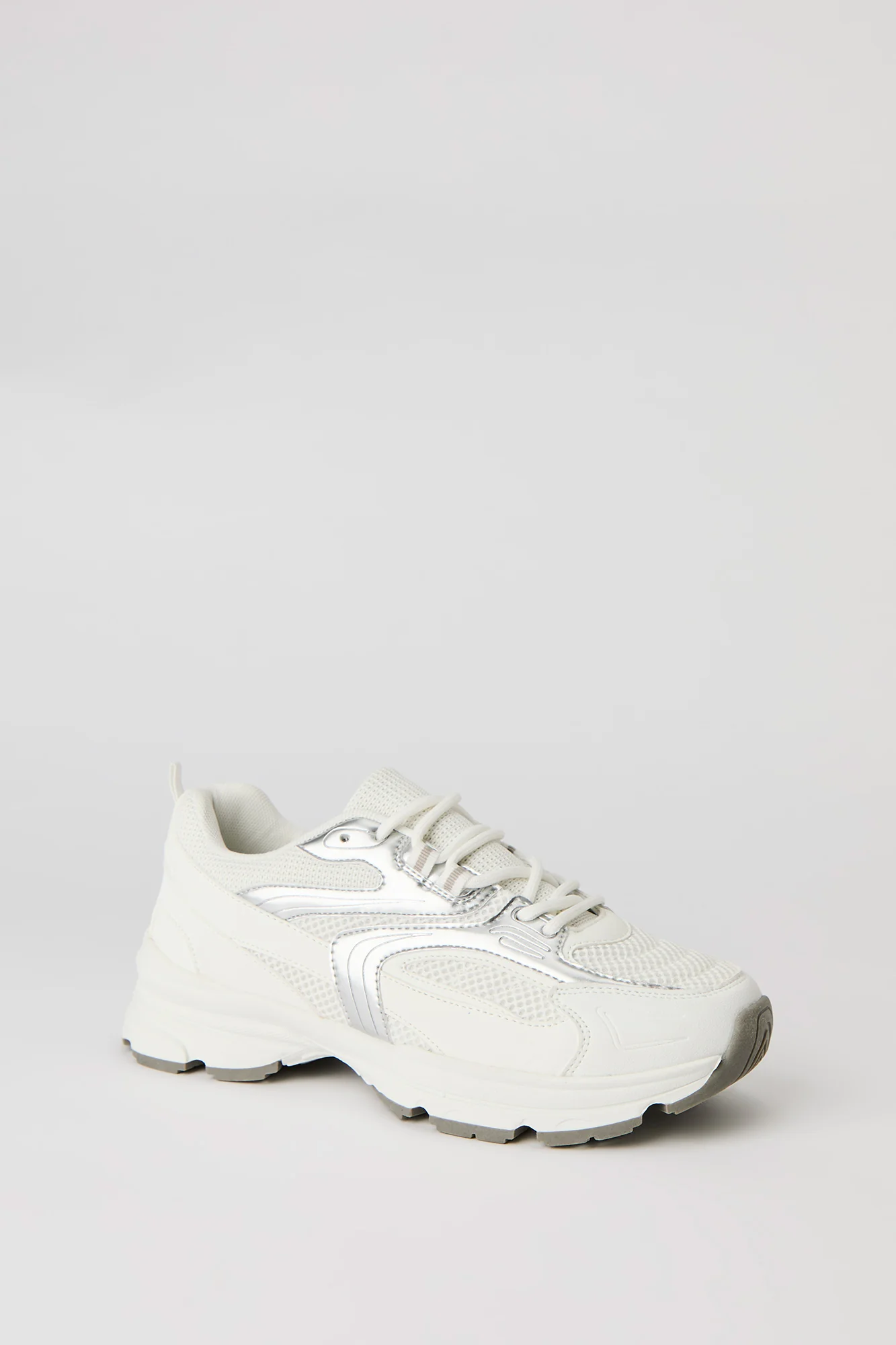 Mesh & Metallic Chunky Sneakers - Image 6