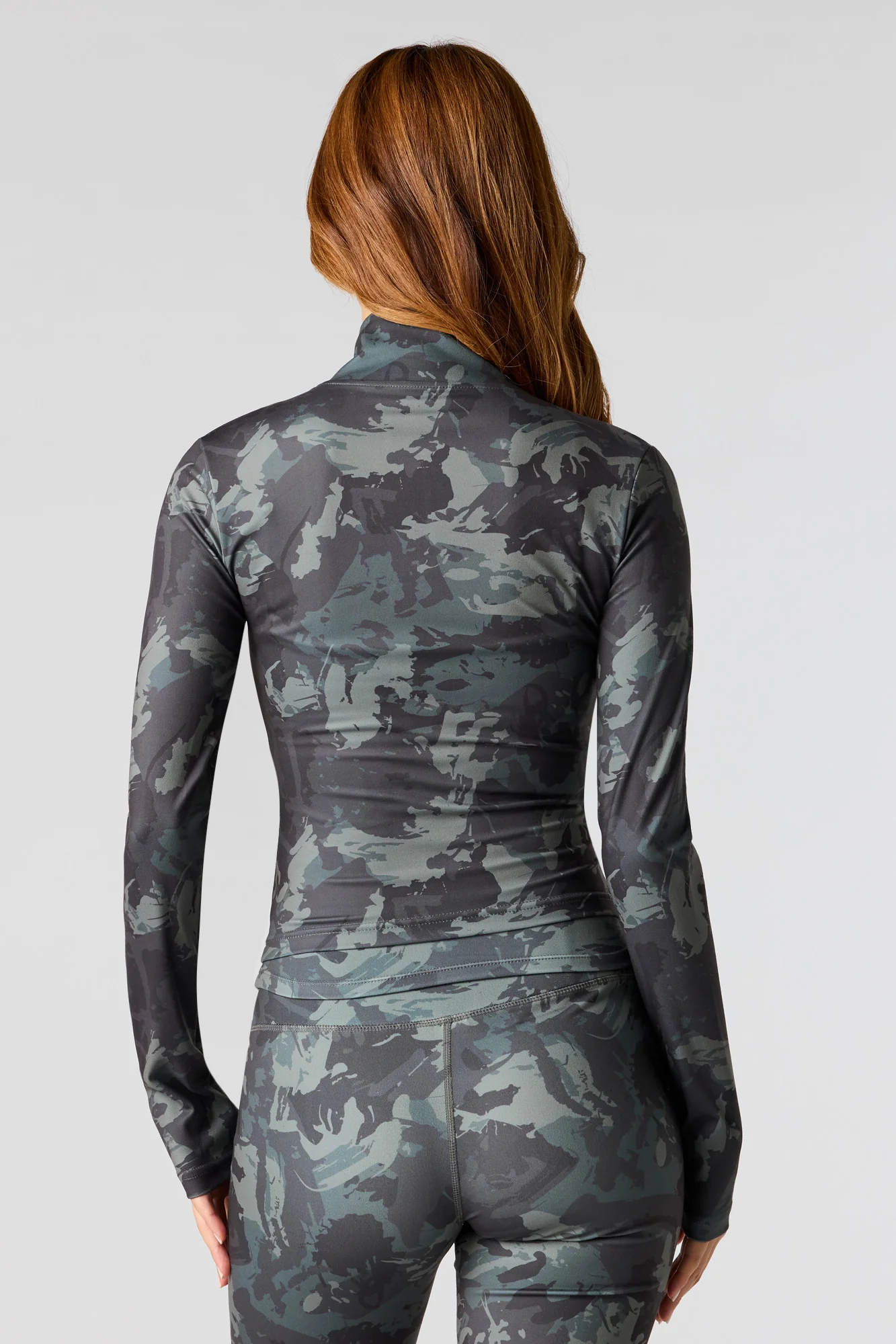 Camo Active Zip-Up Long Sleeve Jacket - Image 2