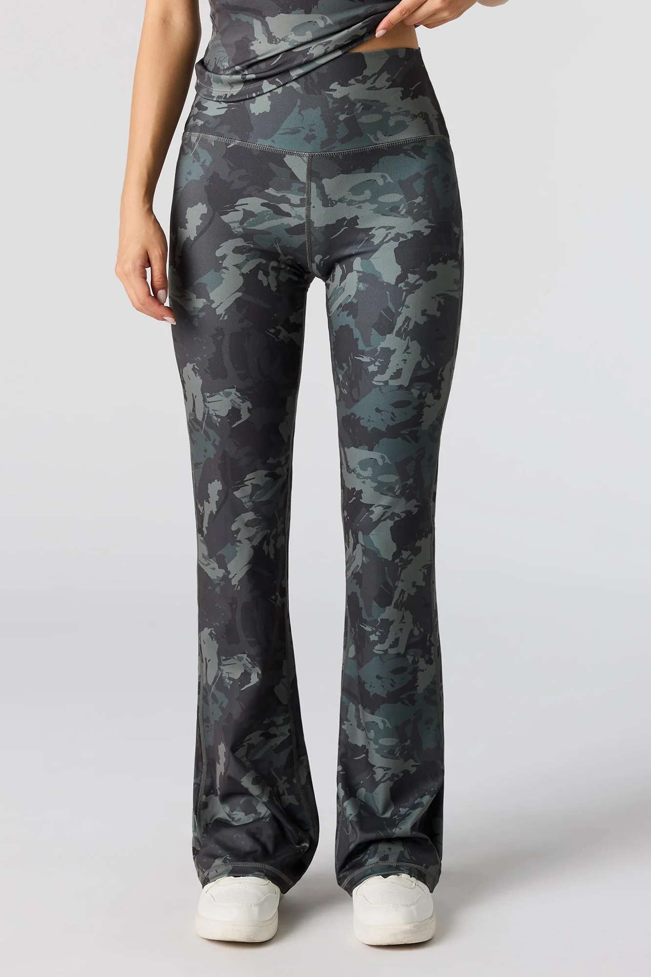 Camo Active Back Pocket Flare Pant - Image 2