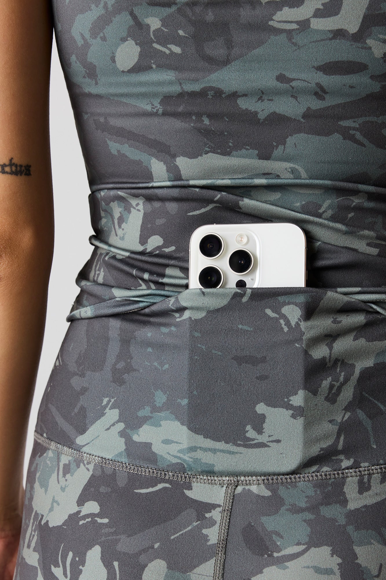 Camo Active Back Pocket Flare Pant - Image 4