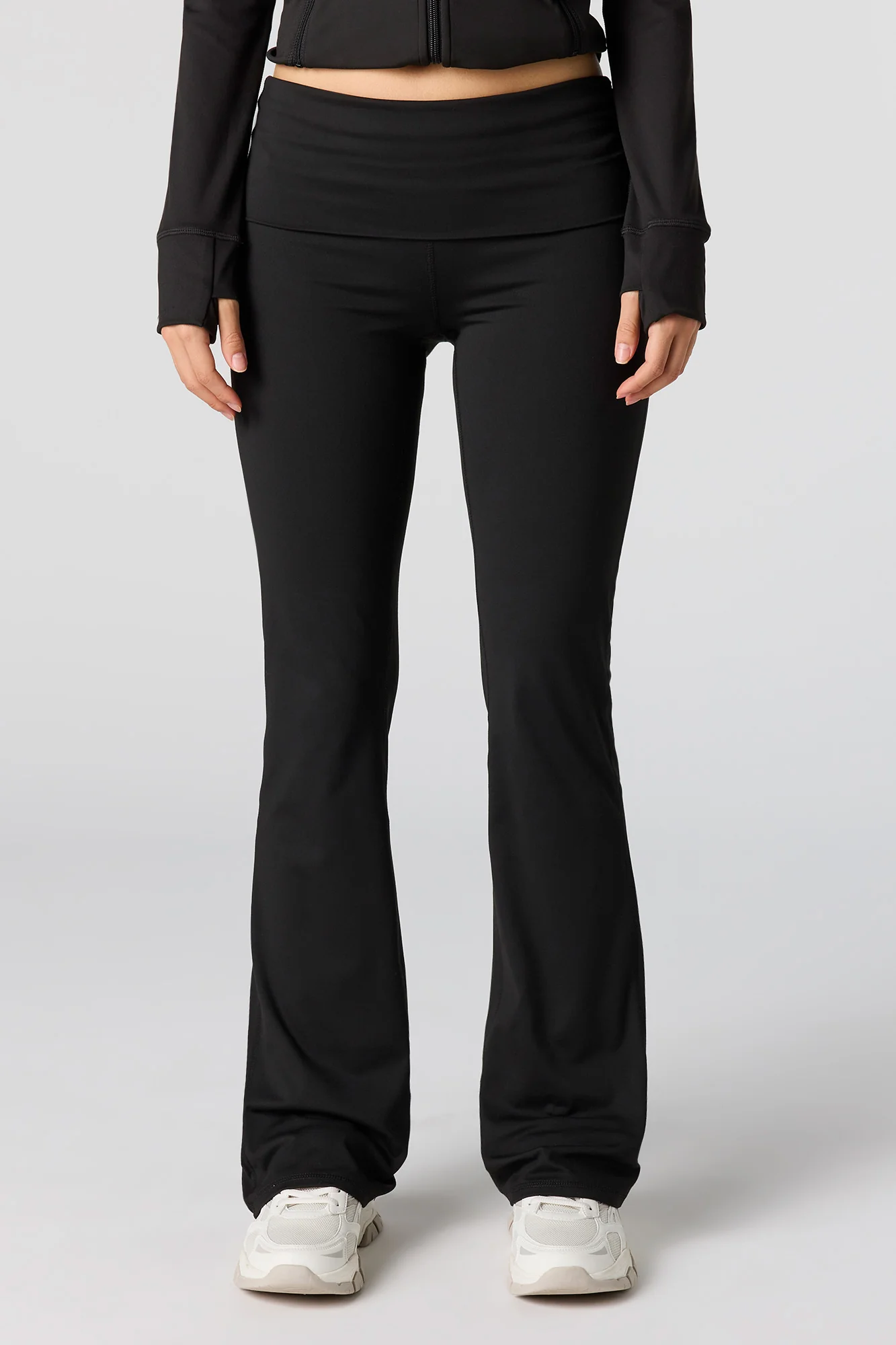 Active Foldover Waist Flare Legging - Image 6