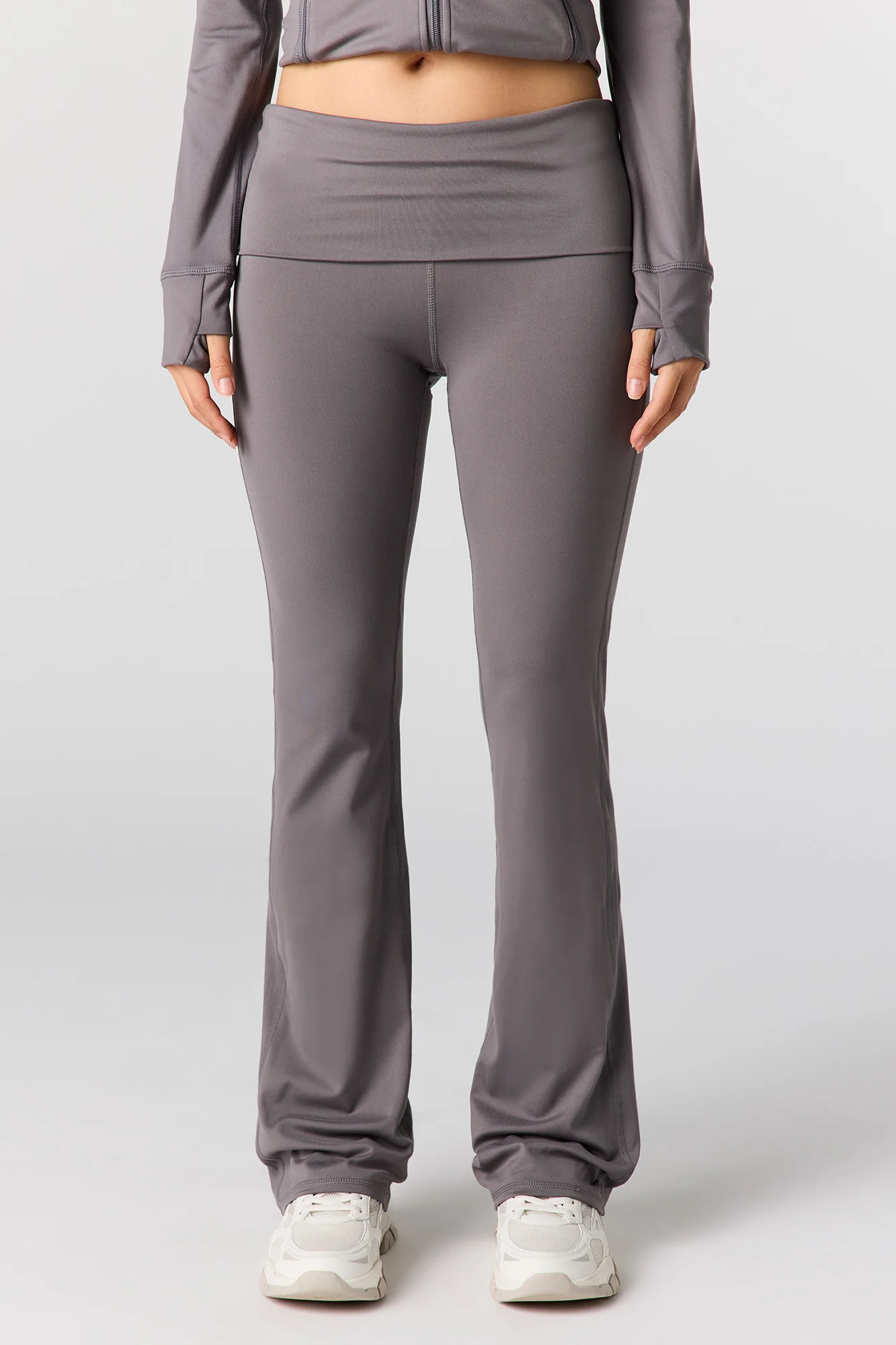 Active Foldover Waist Flare Legging - Image 9