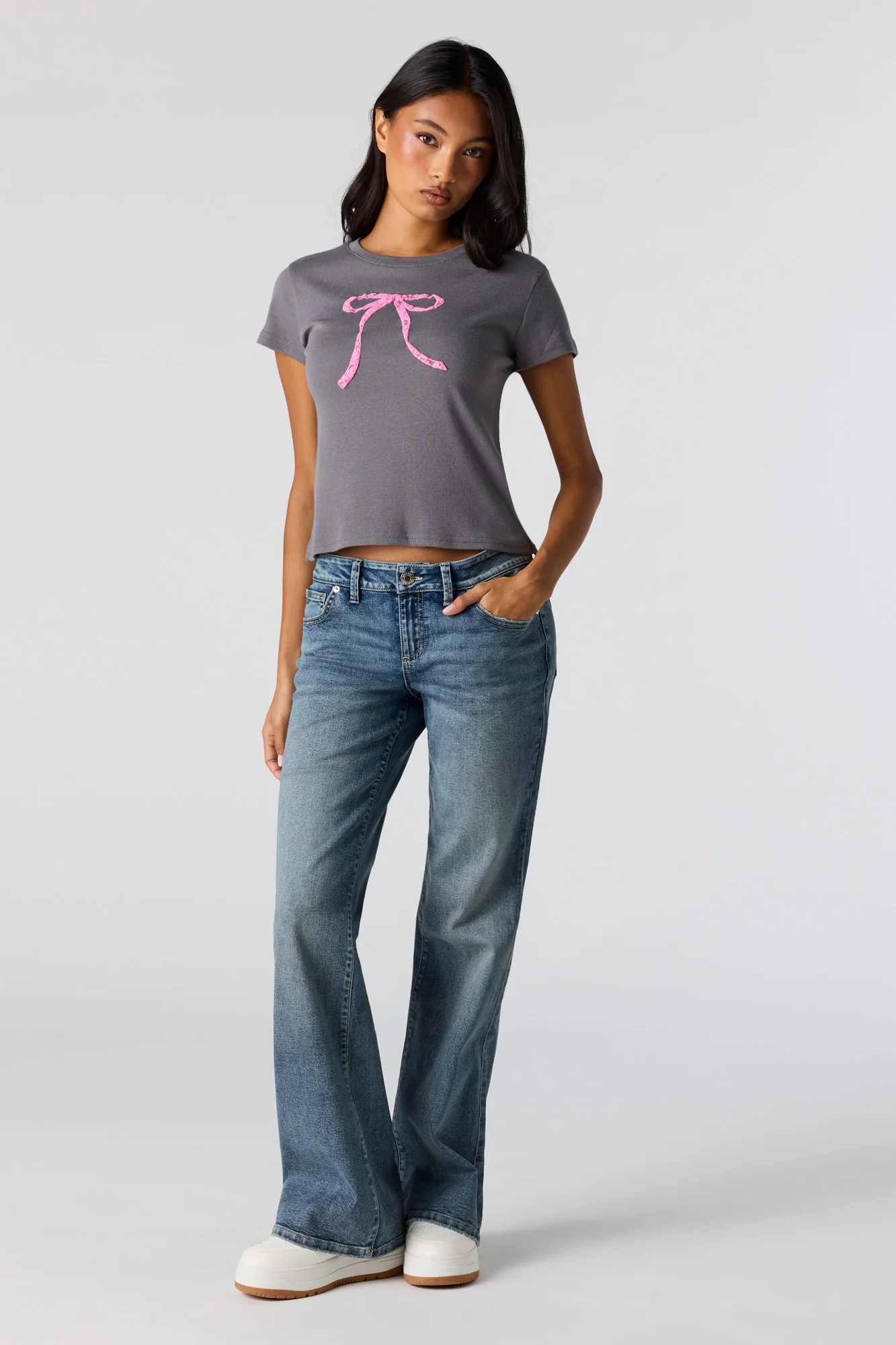 Graphic Ribbed T-Shirt - Image 10