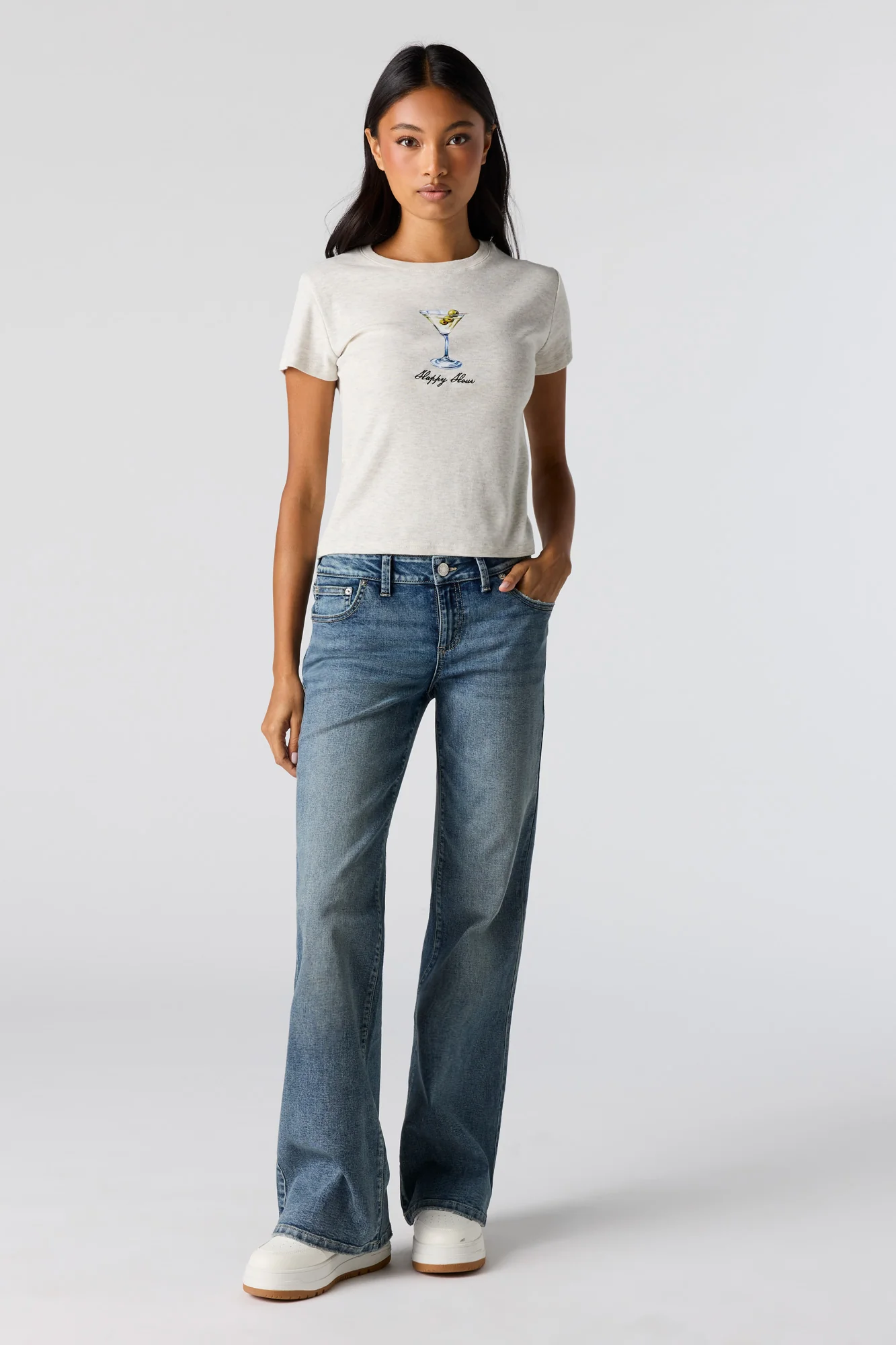 Graphic Ribbed T-Shirt - Image 13