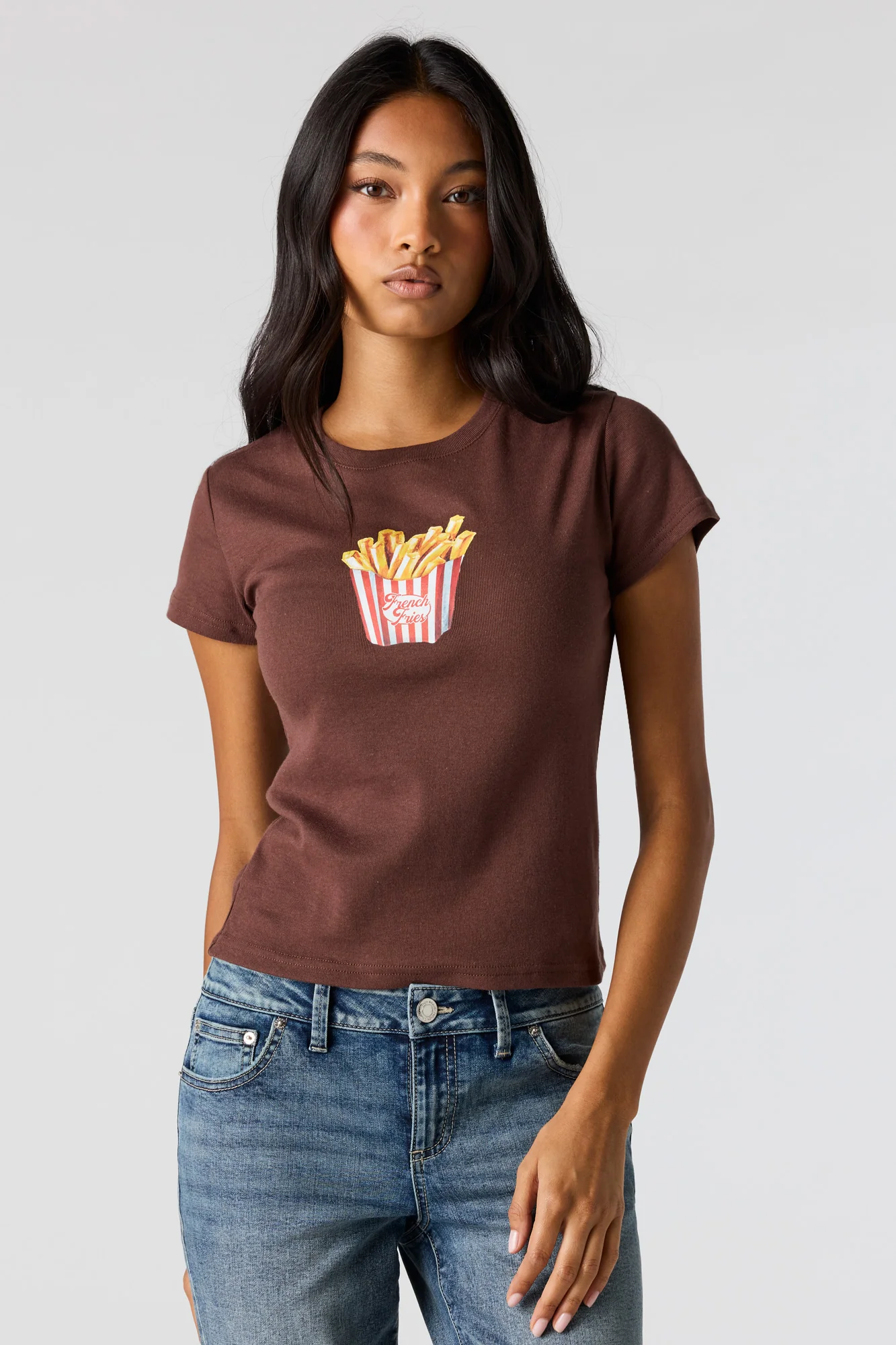Graphic Ribbed T-Shirt - Image 14